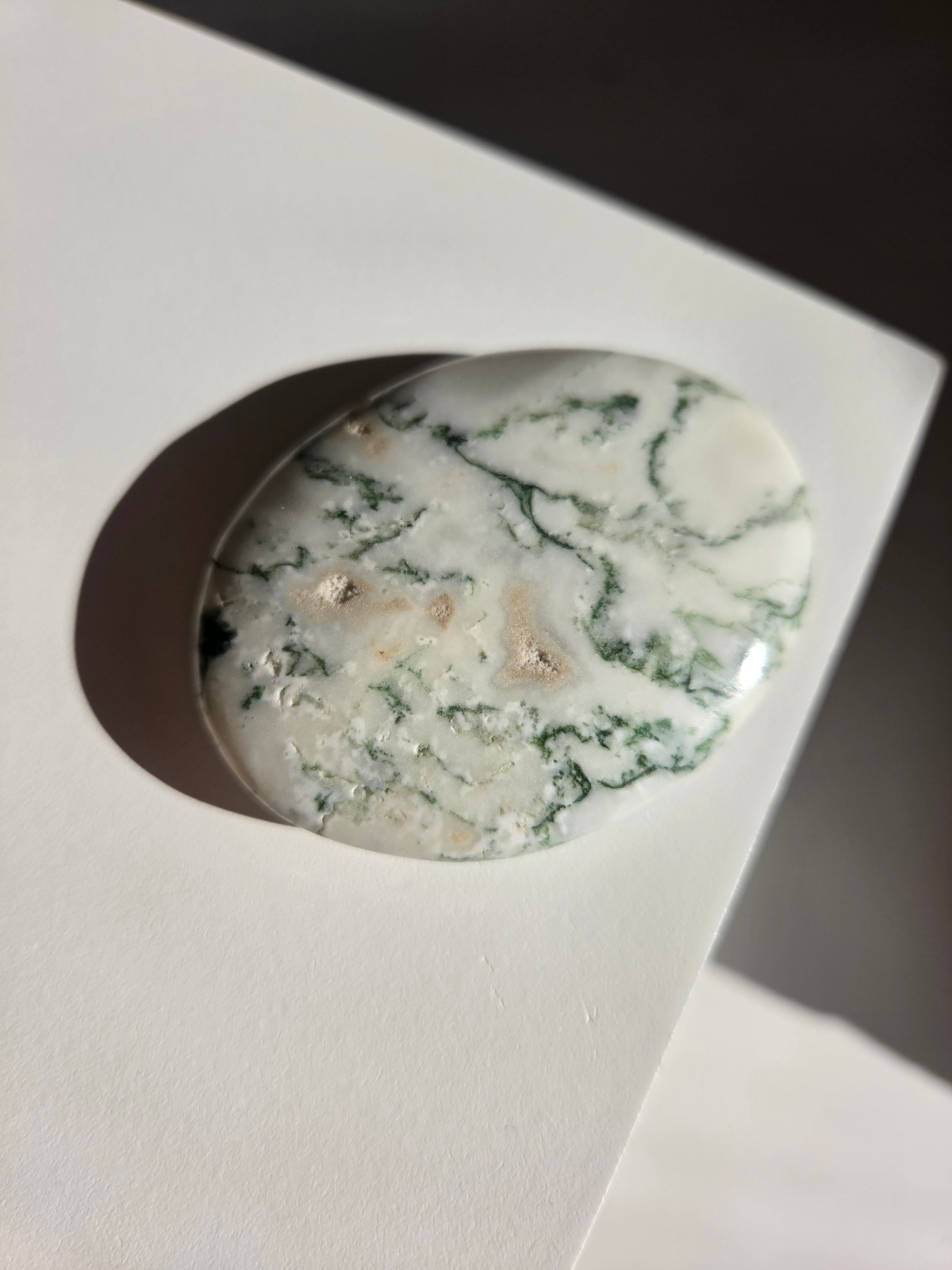Tree Agate Palmstone 001