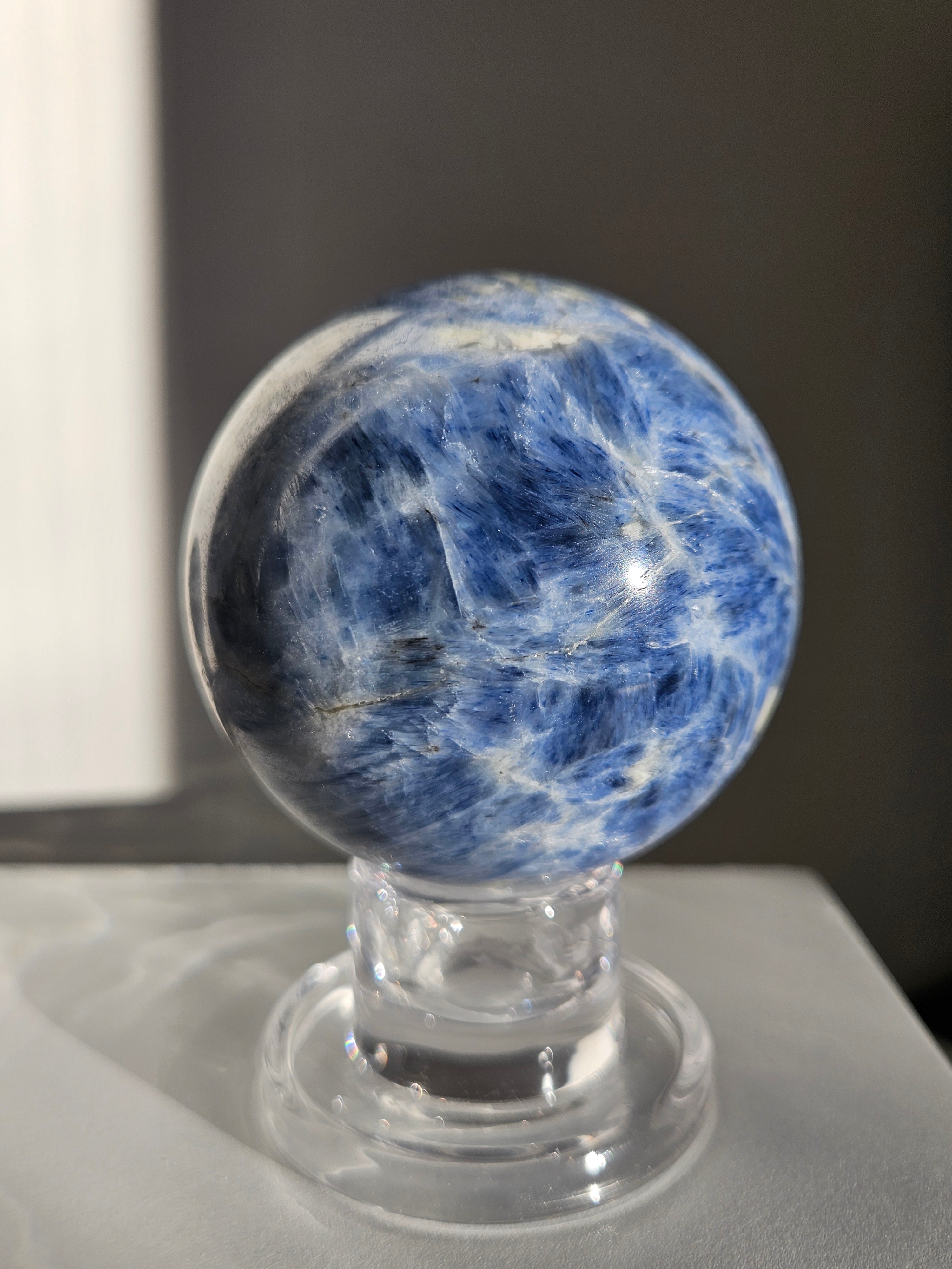 Blue Kyanite Sphere 001