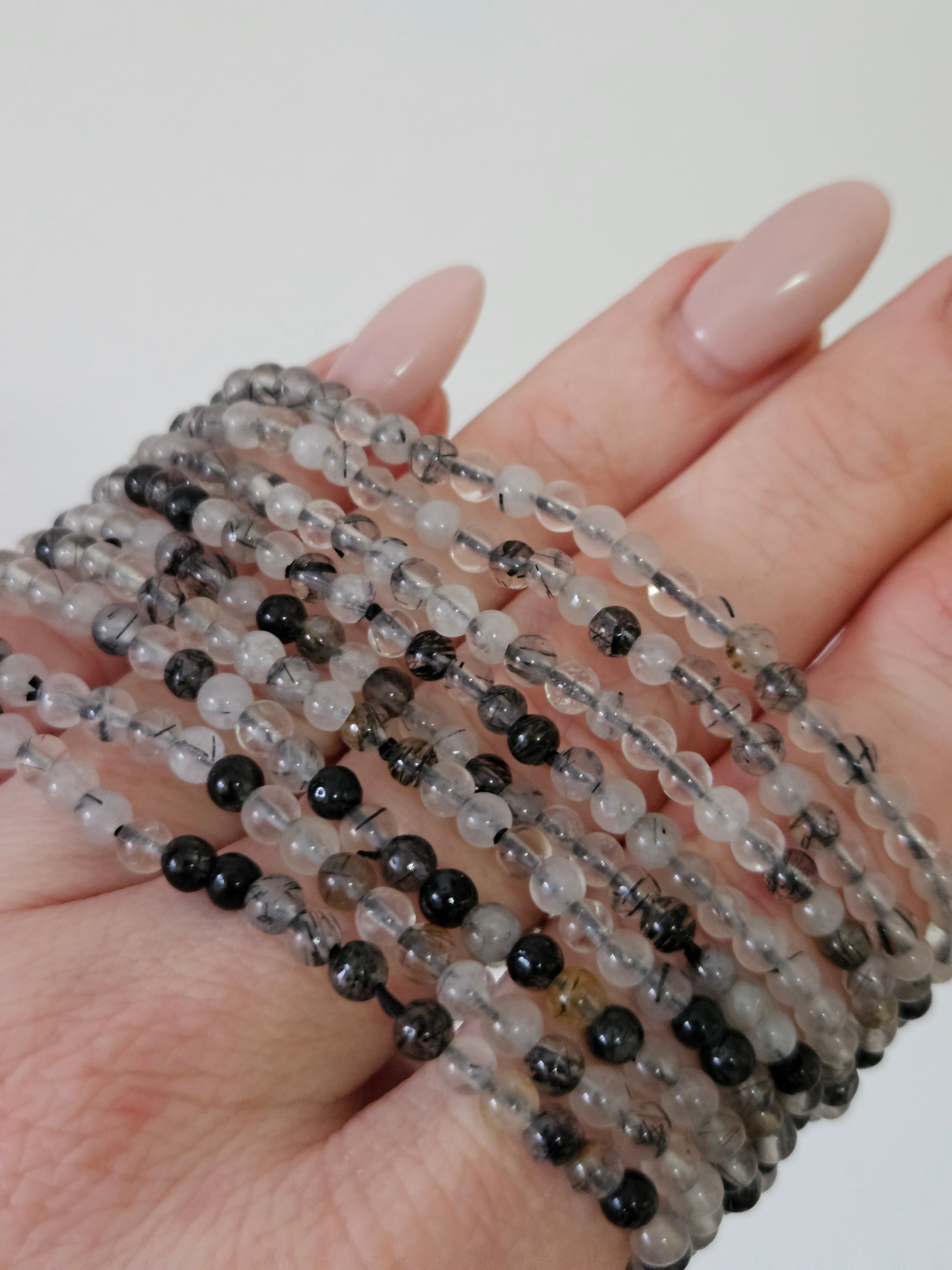 Tourmaline x Quartz Bracelet | 4mm