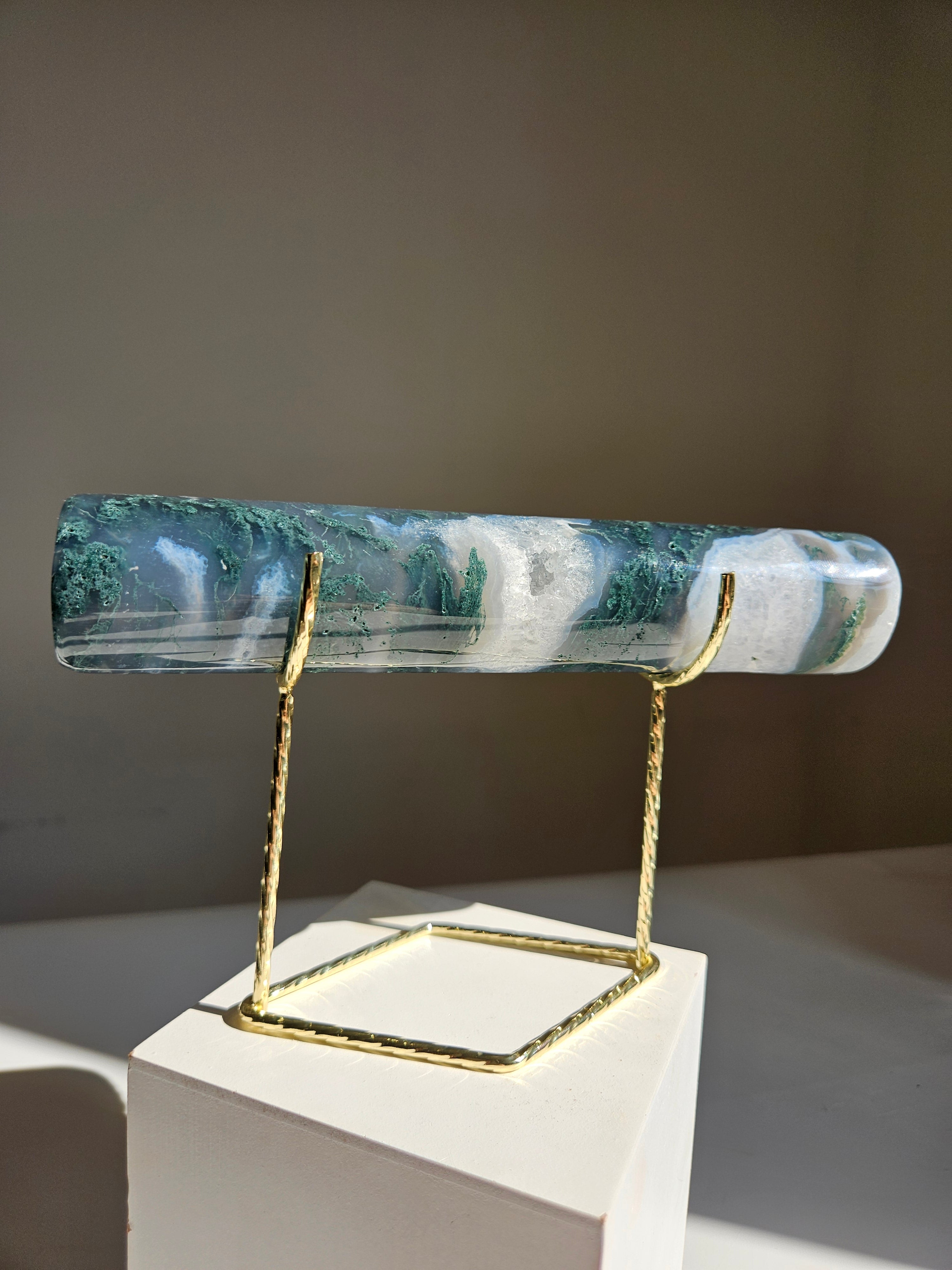 Moss Agate Bracelet Holder 004