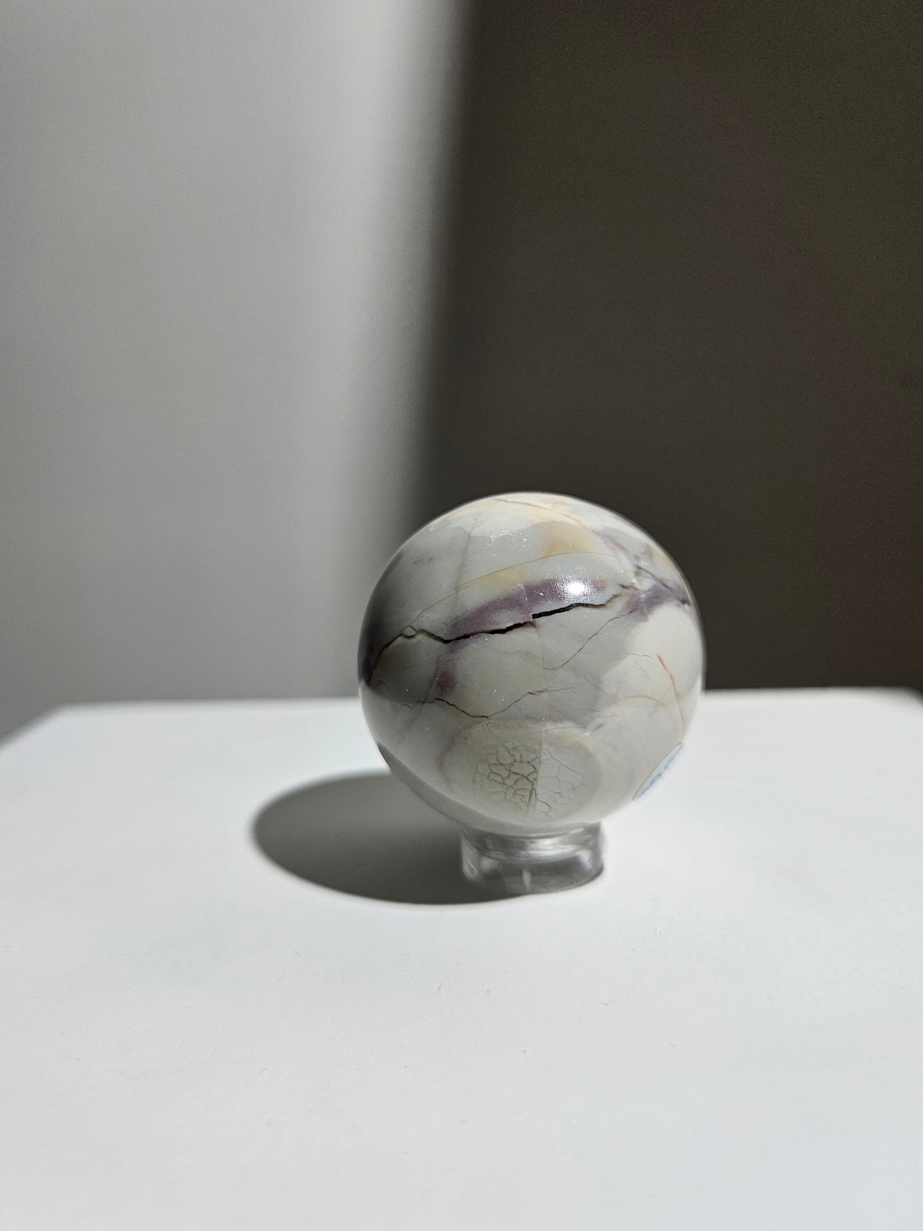 Hyacinth jasper sphere 003
