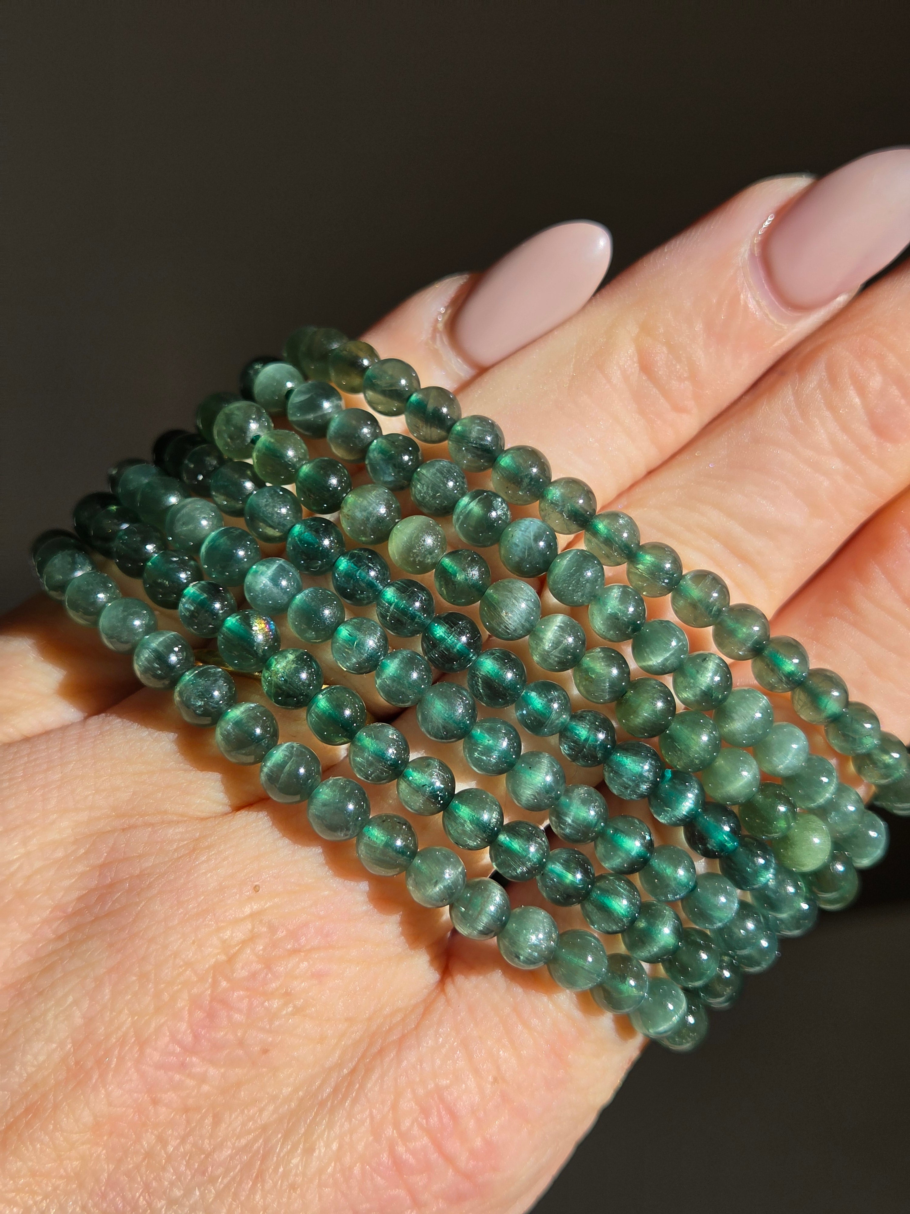 Green Apatite Bracelet | 6mm