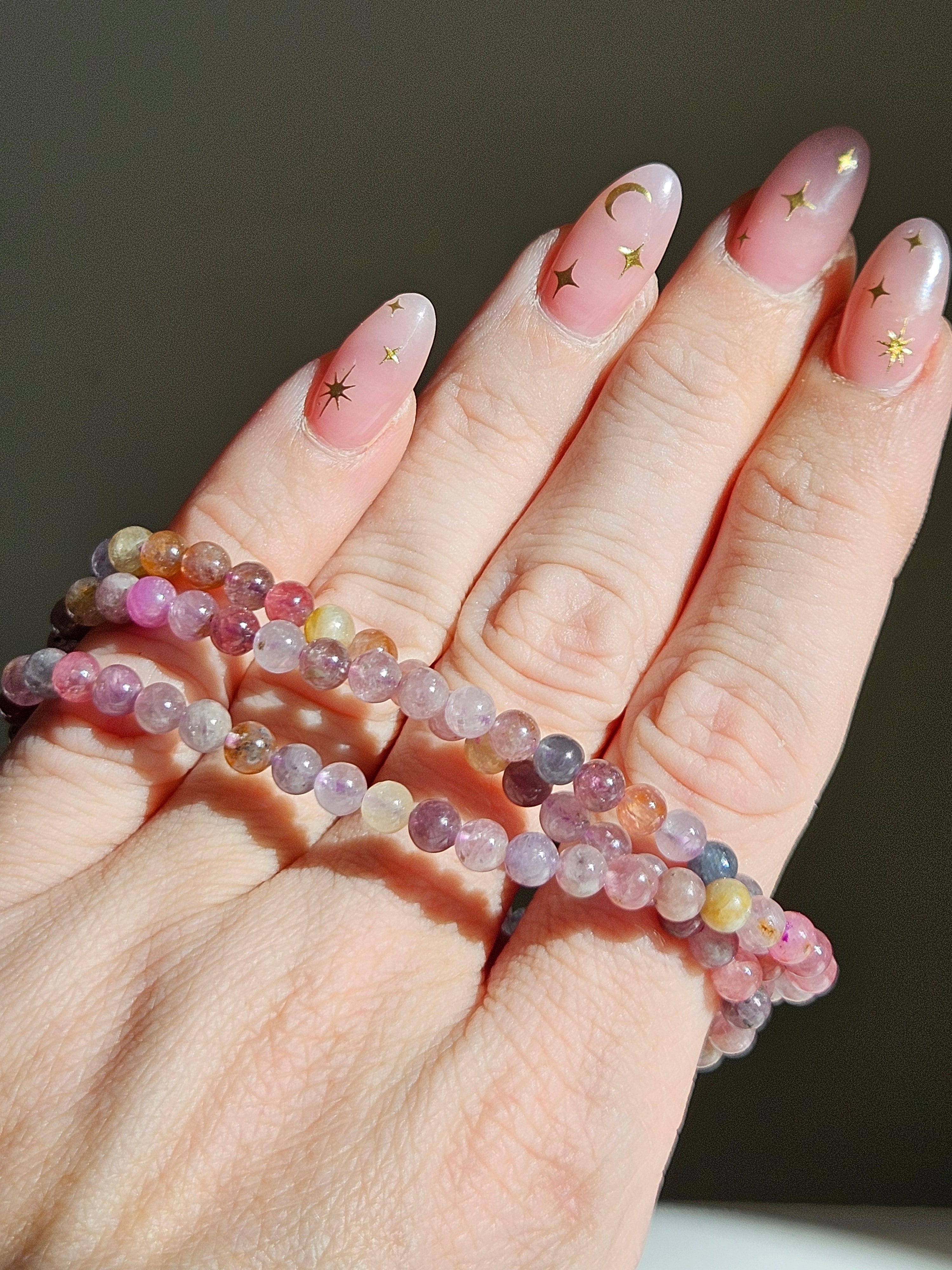 Spinel 3 wrap Bracelet | 5.5mm