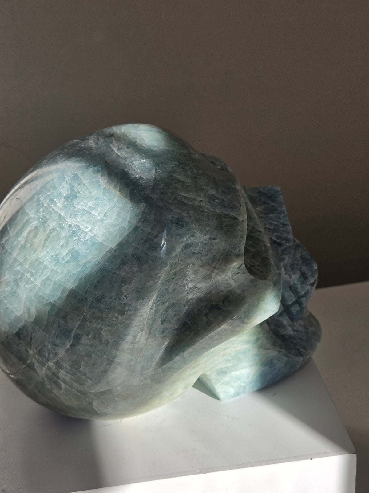 Aquamarine Statement Skull