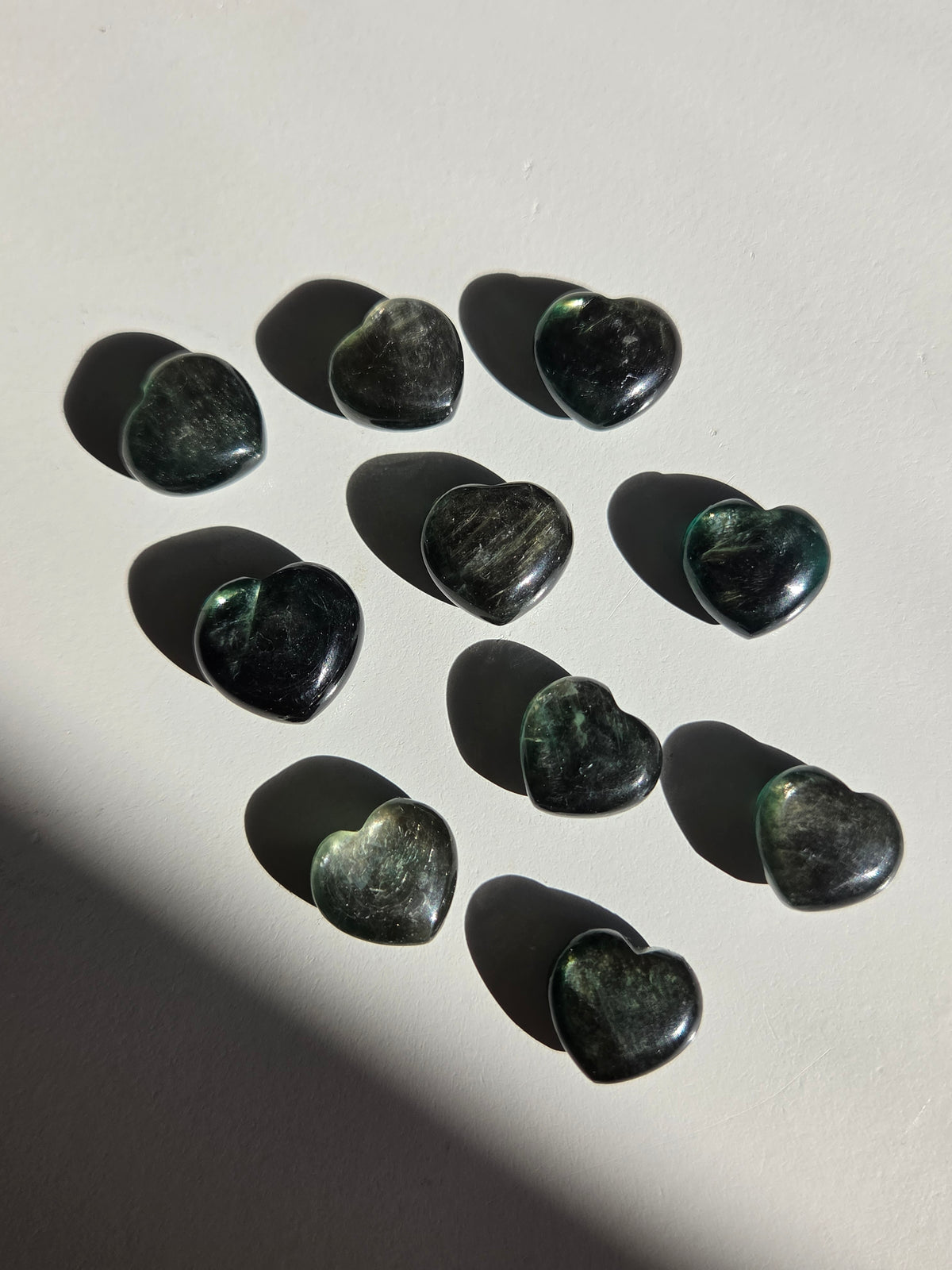 Green Gem Lepidolite Mini Heart