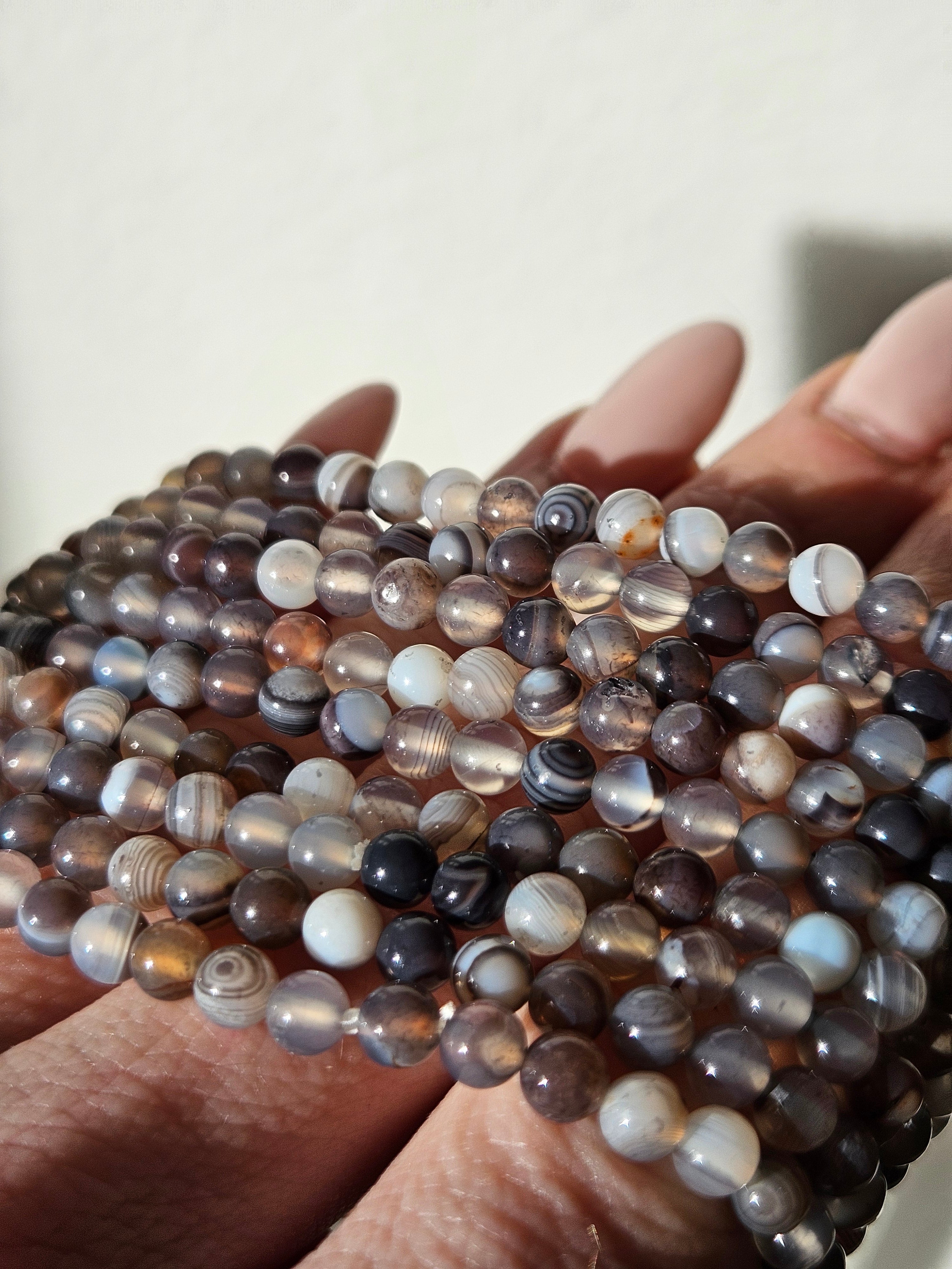 Botswana Agate Bracelet | 4mm