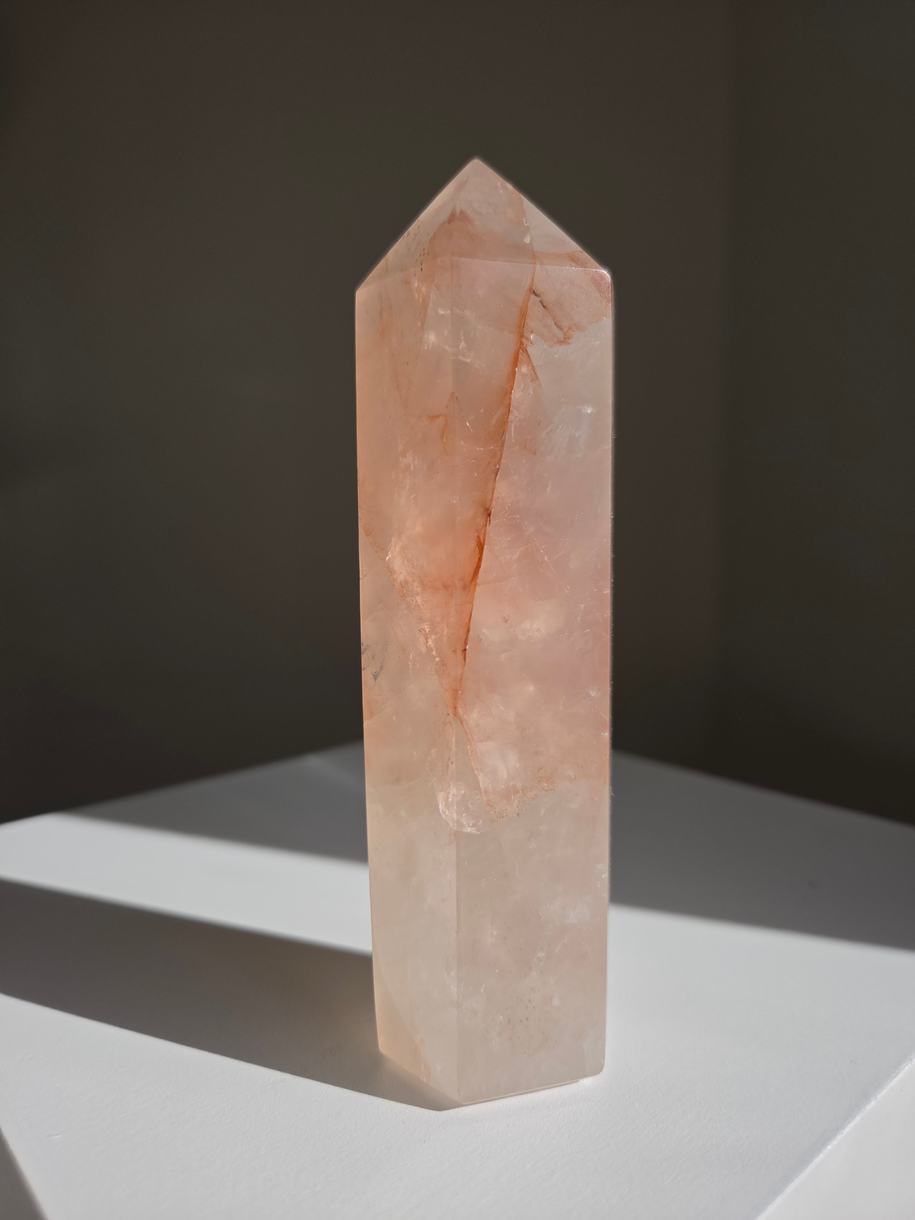 Hematoid Quartz Tower 002