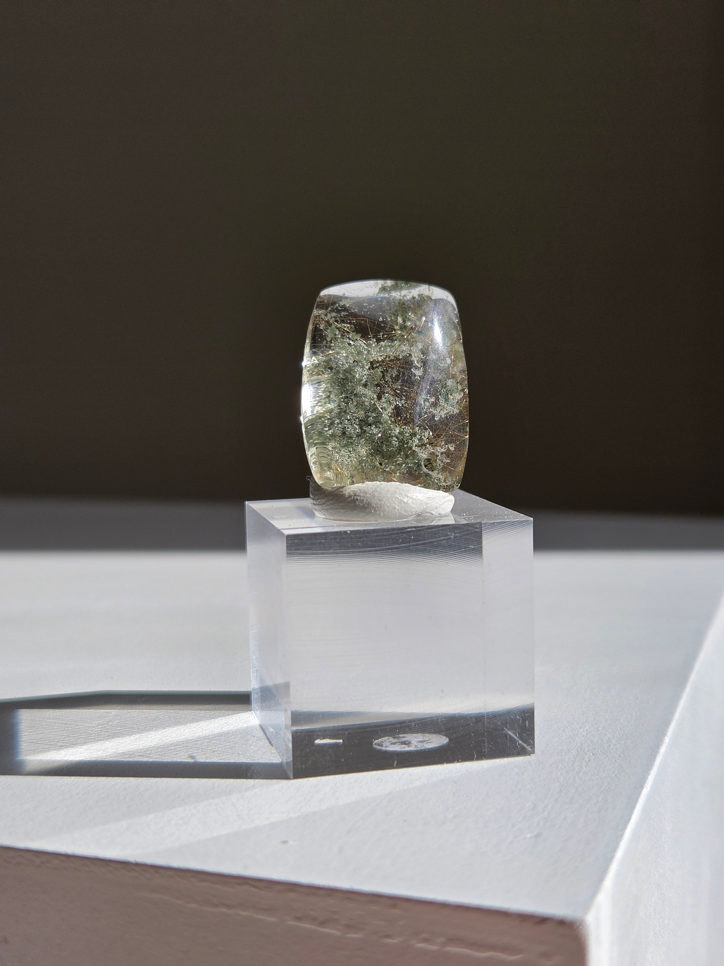 Himalayan Rutile Cabochon 012