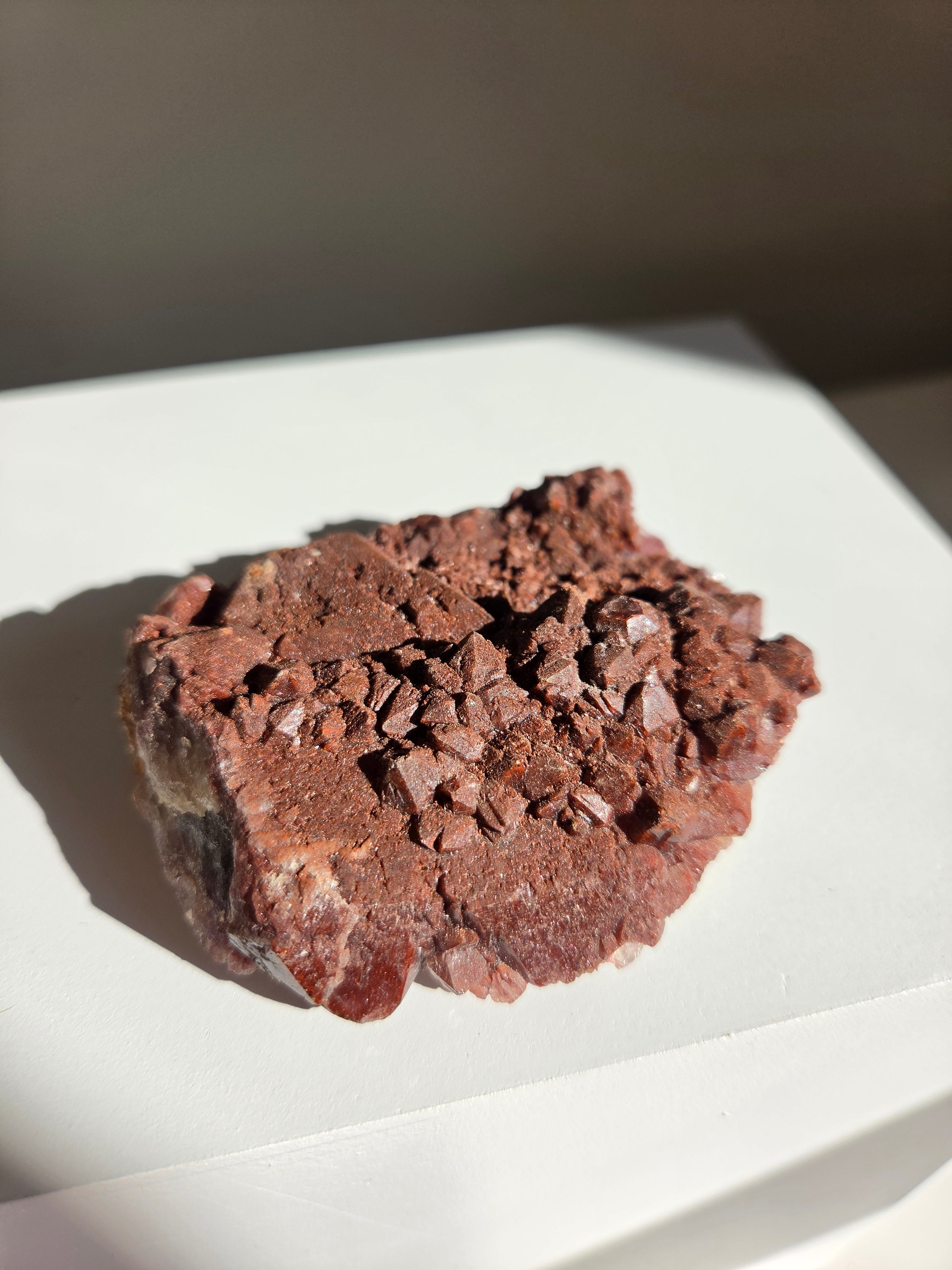 Hematite on Quartz x Amethyst 006