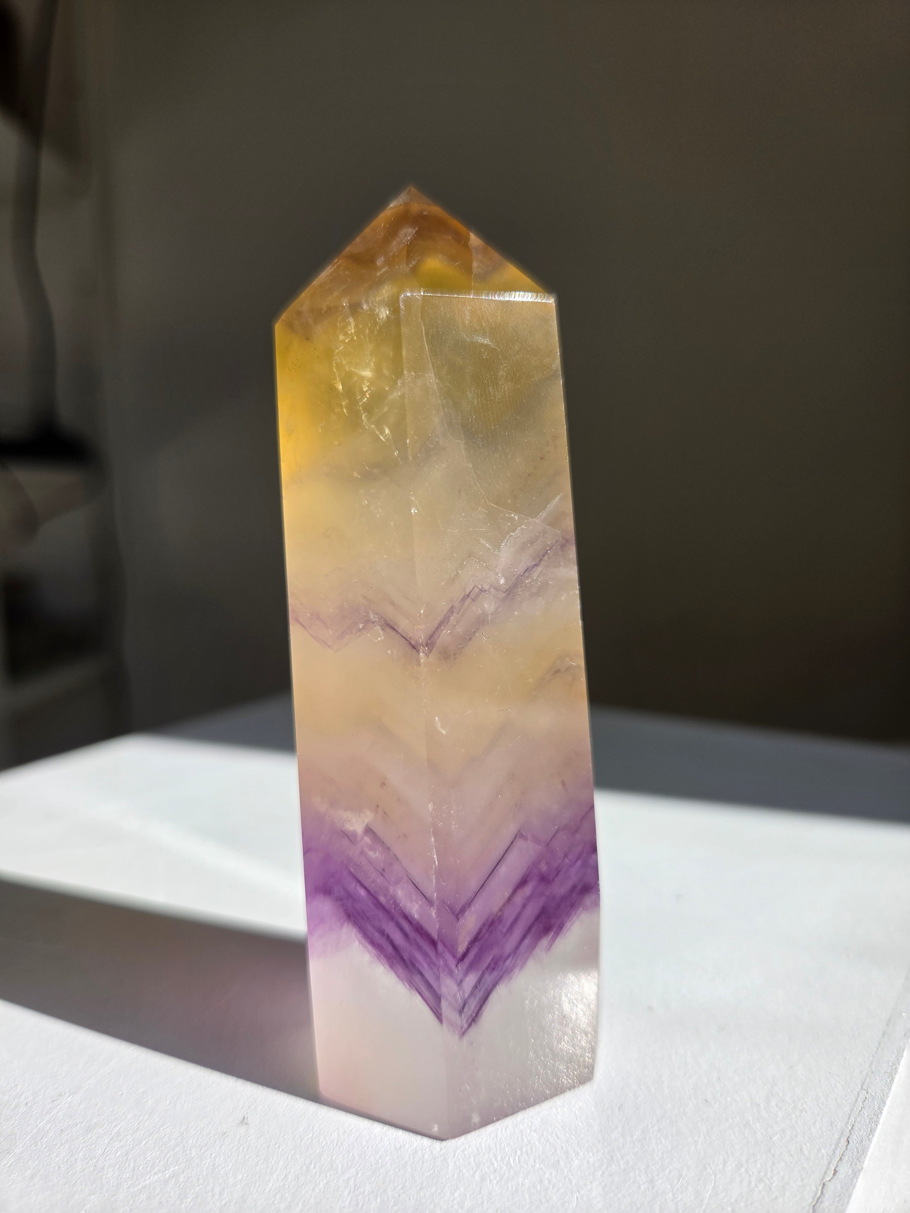 Yellow Fluorite Tower 004