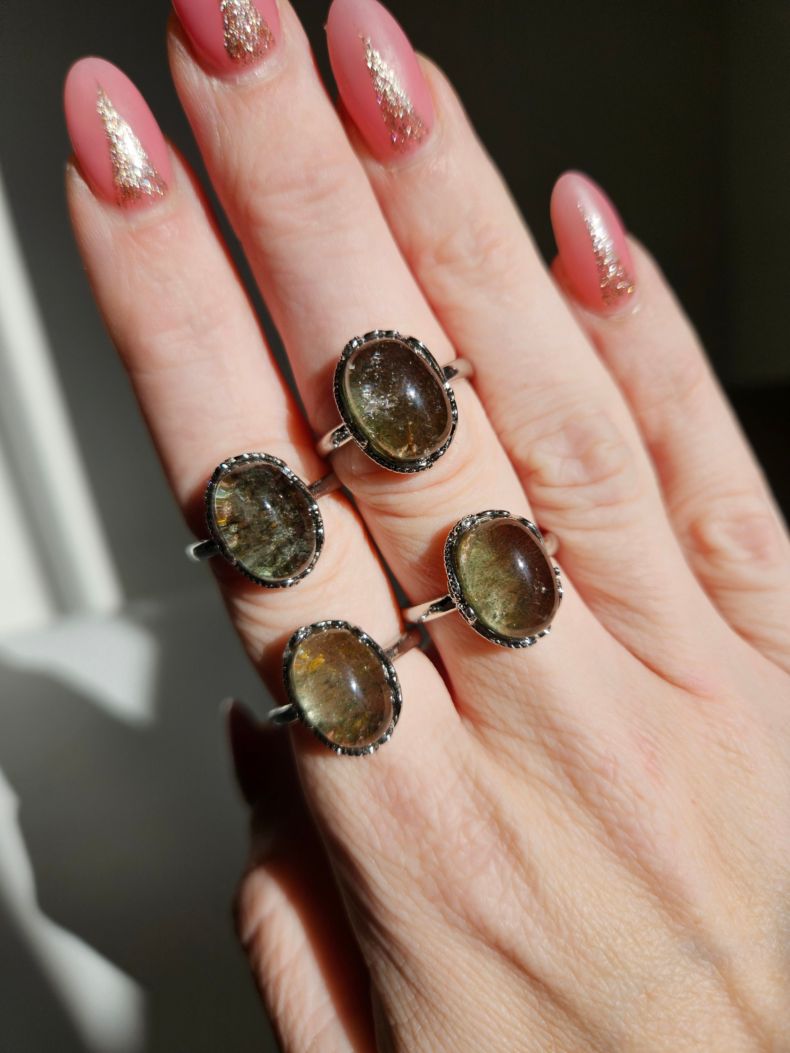 Garden Quartz Ring | adjustable