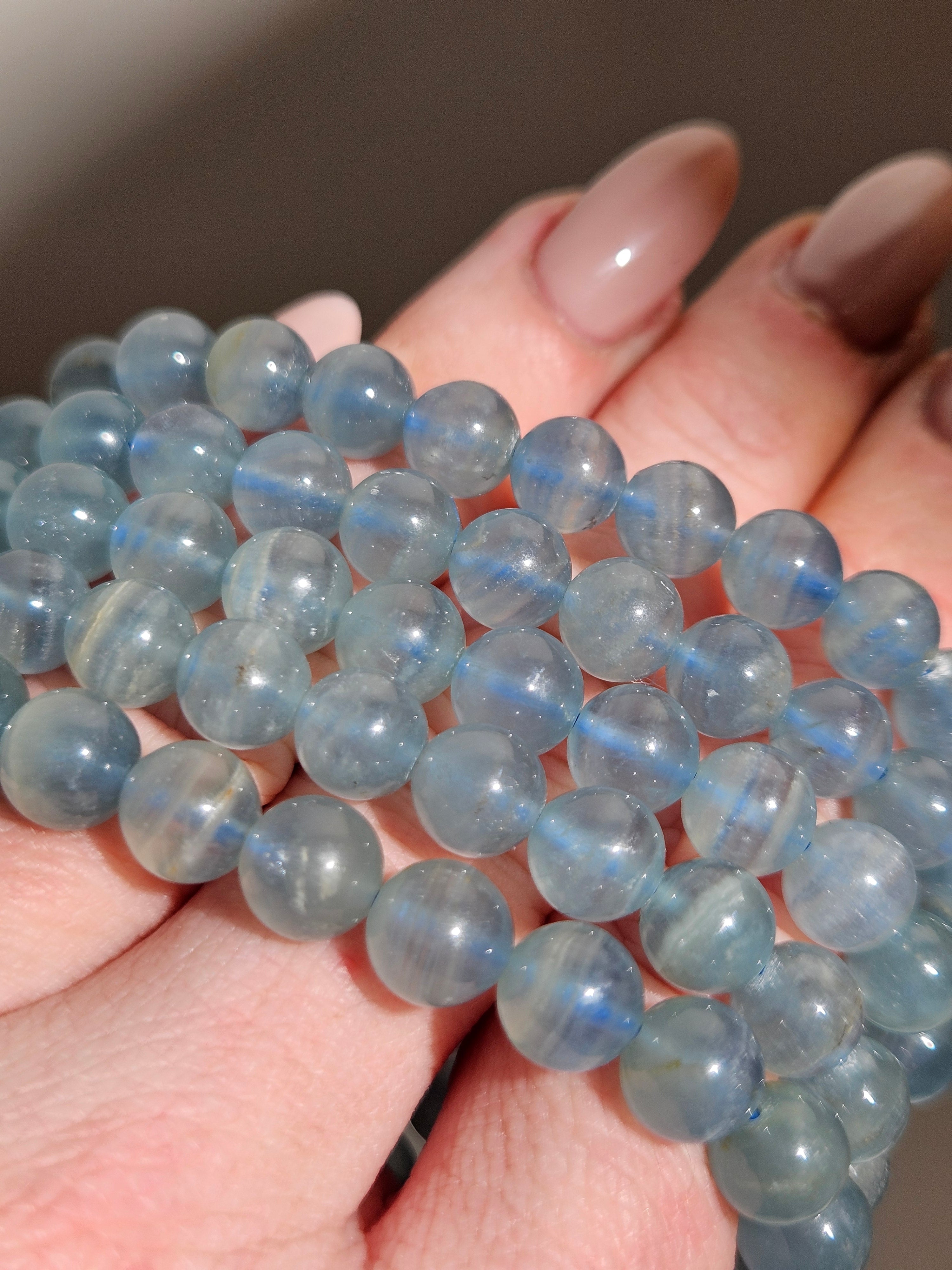 Blue Calcite Bracelet | 8mm