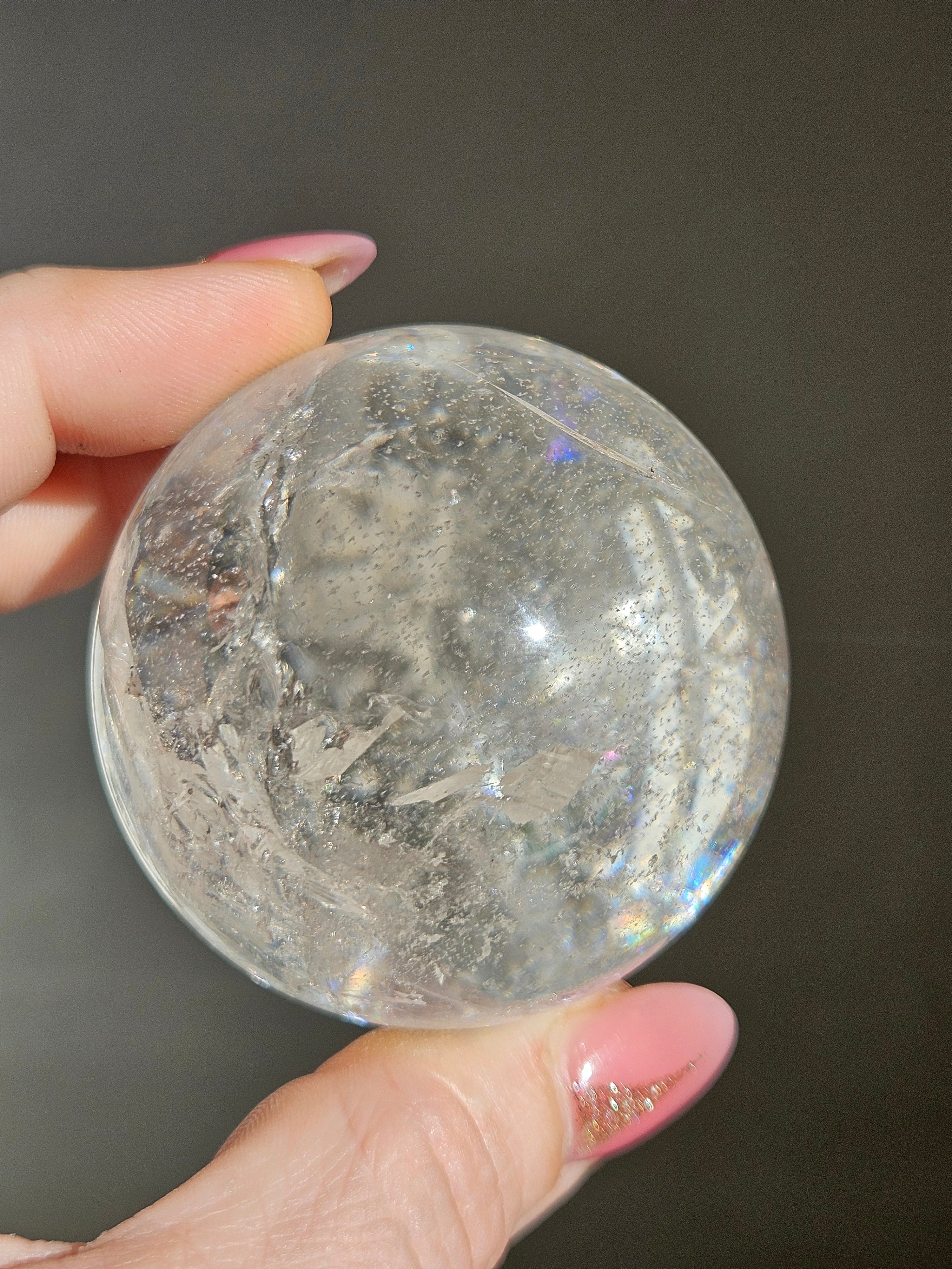 Lemurian Quartz Sphere 007