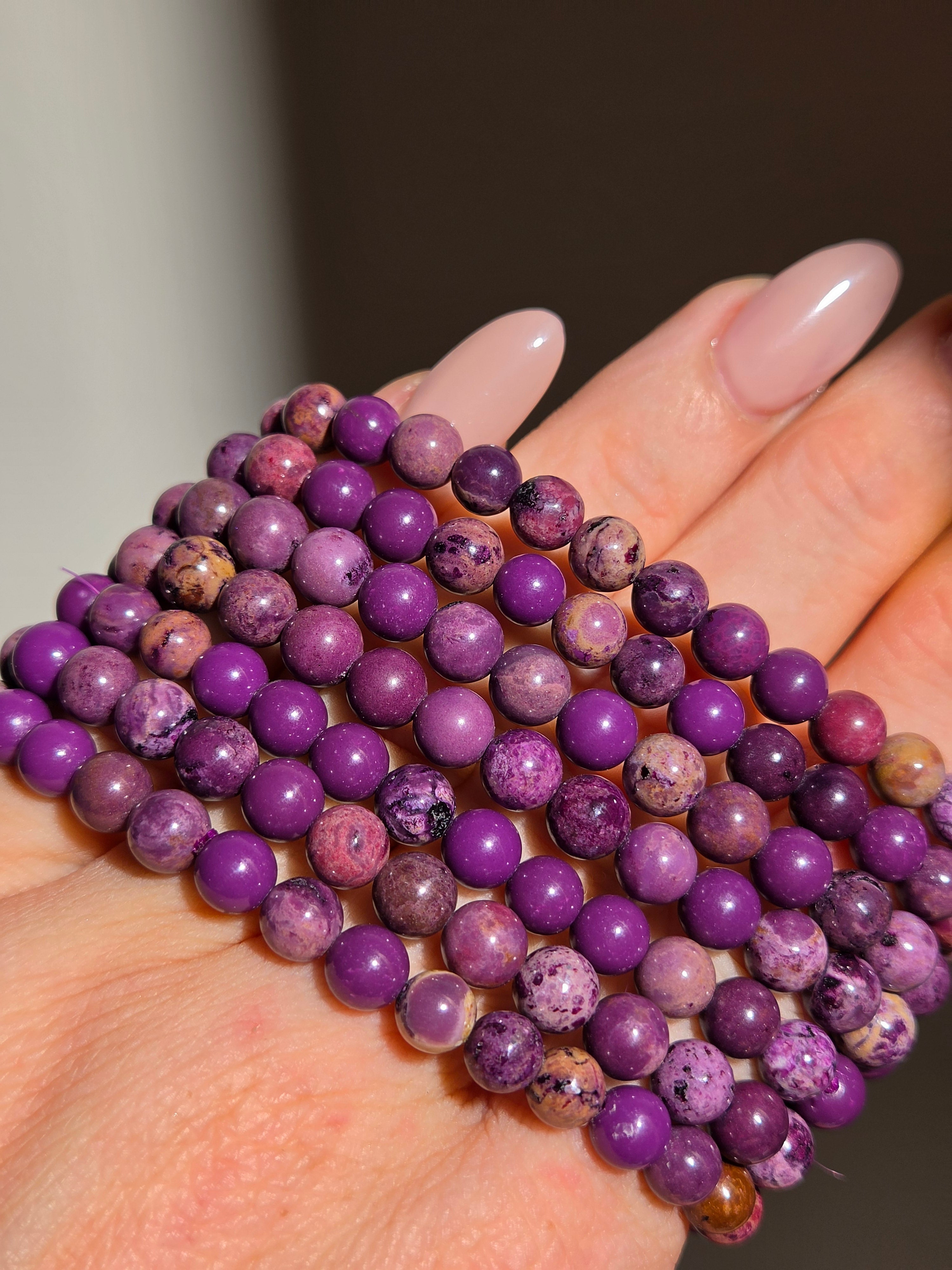 Phosphosiderite Bracelet | 6mm