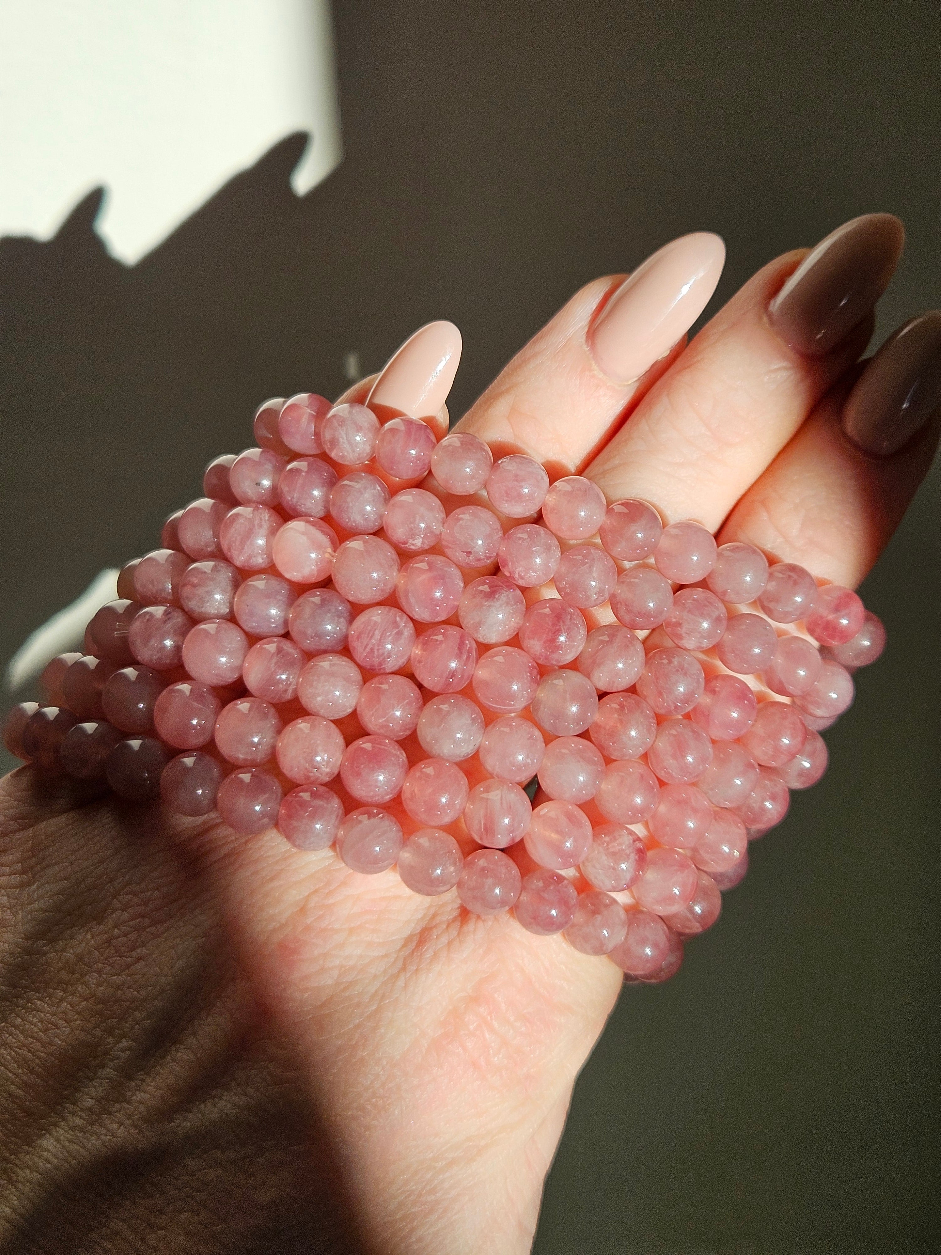 Purple Rose Quartz Bracelet | 8mm