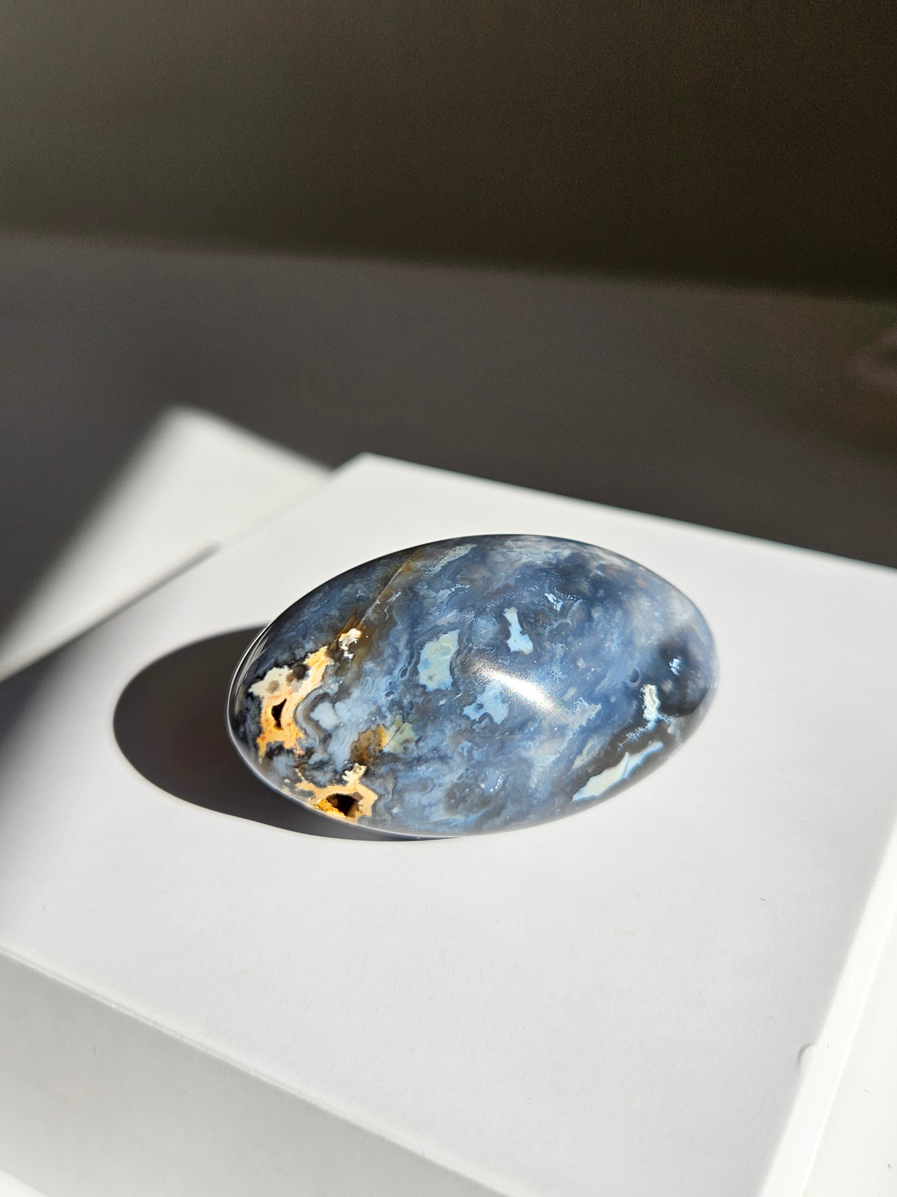Pacific Blue Agate Shiva 003