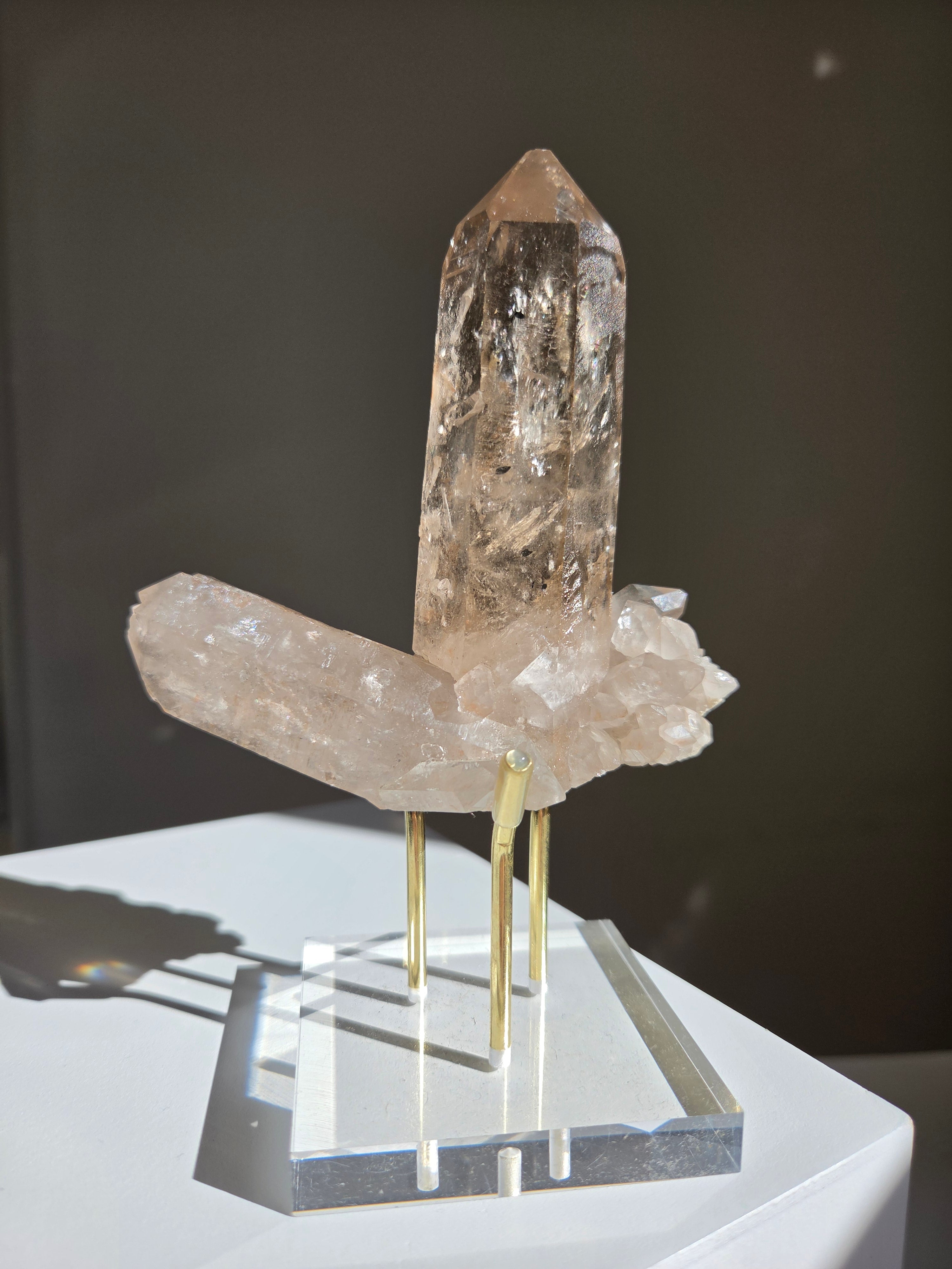Smoky Quartz Cluster 004