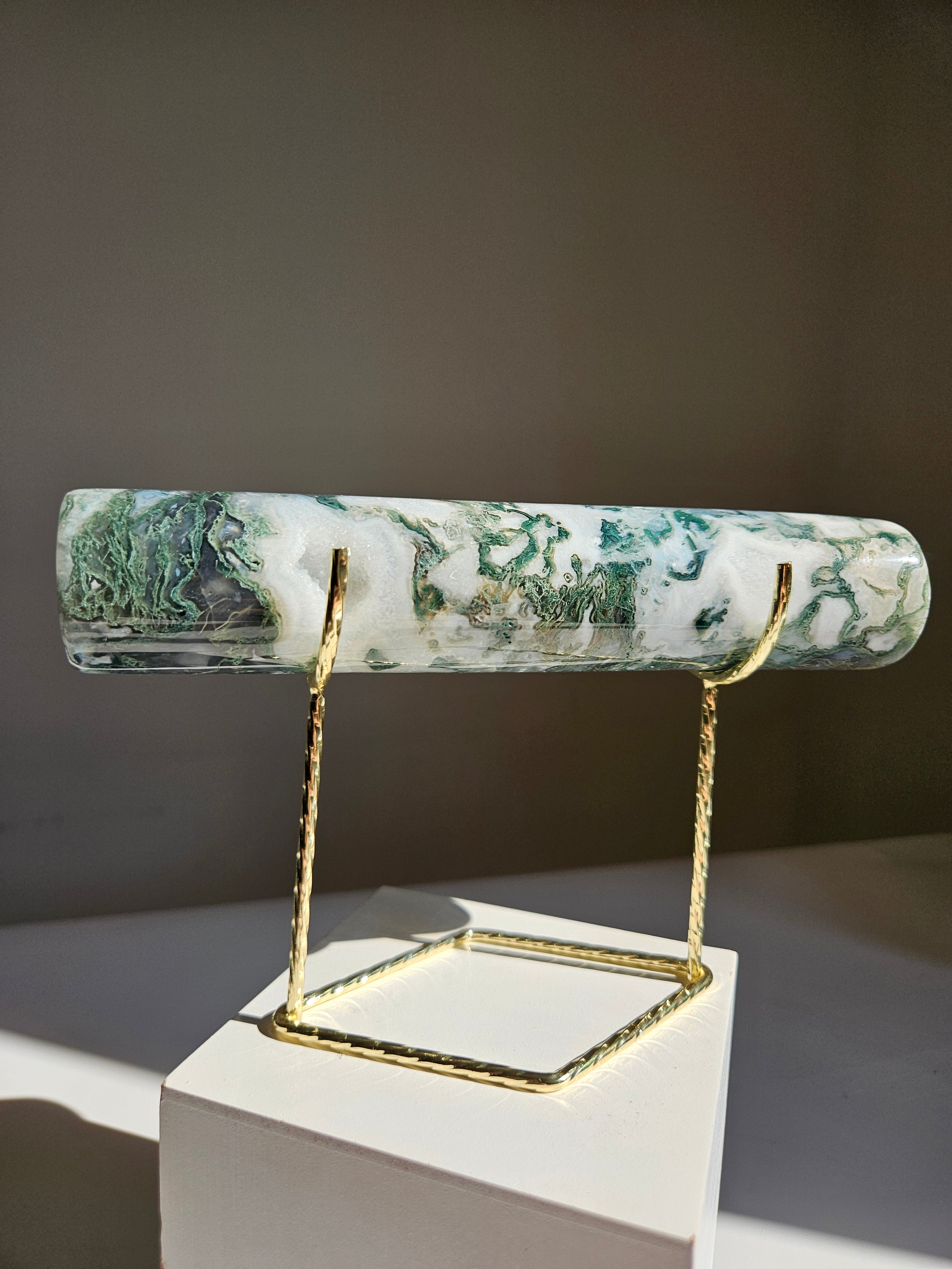 Moss Agate Bracelet Holder 002