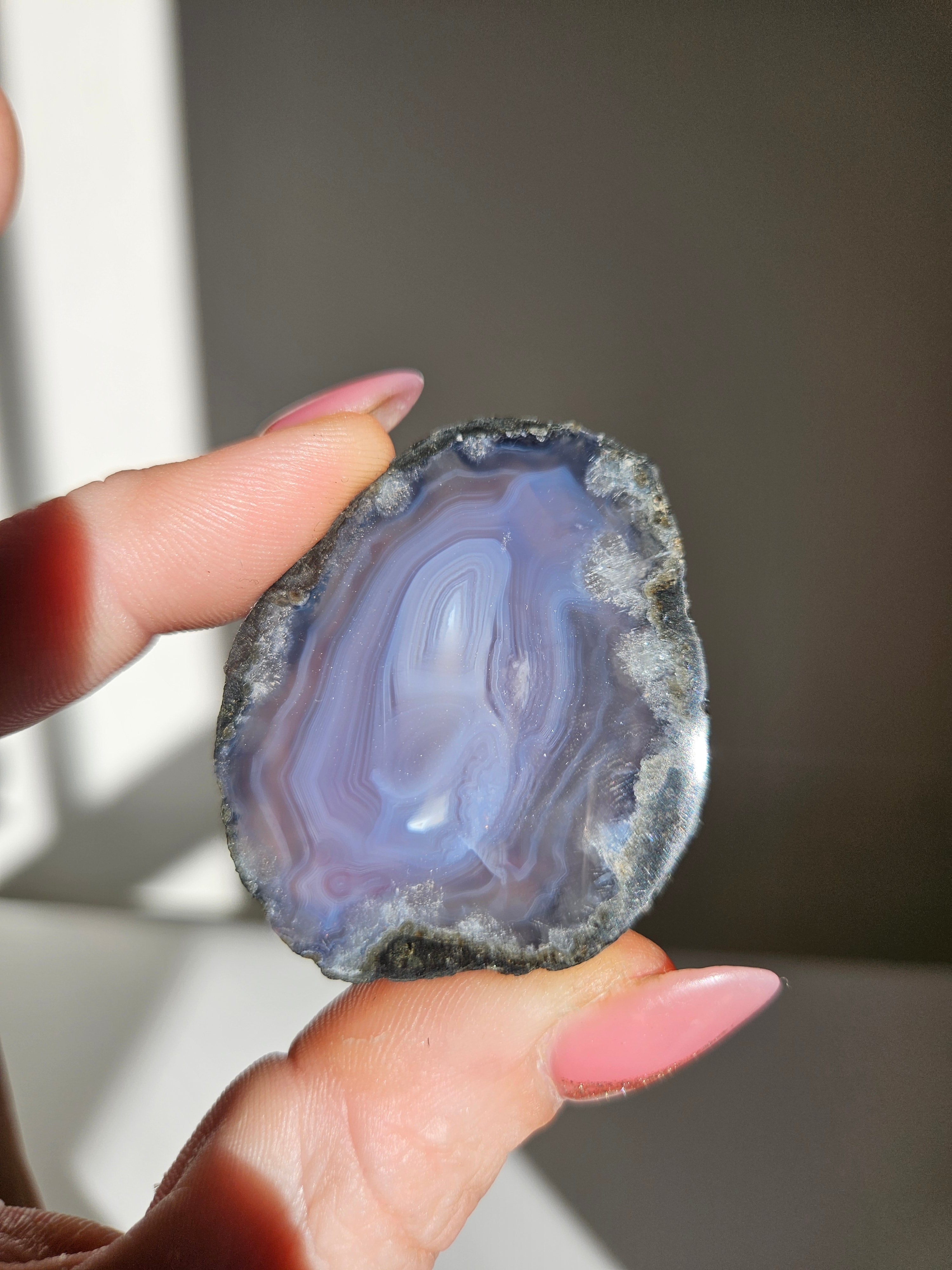 Purple Moss Agate Slab 002