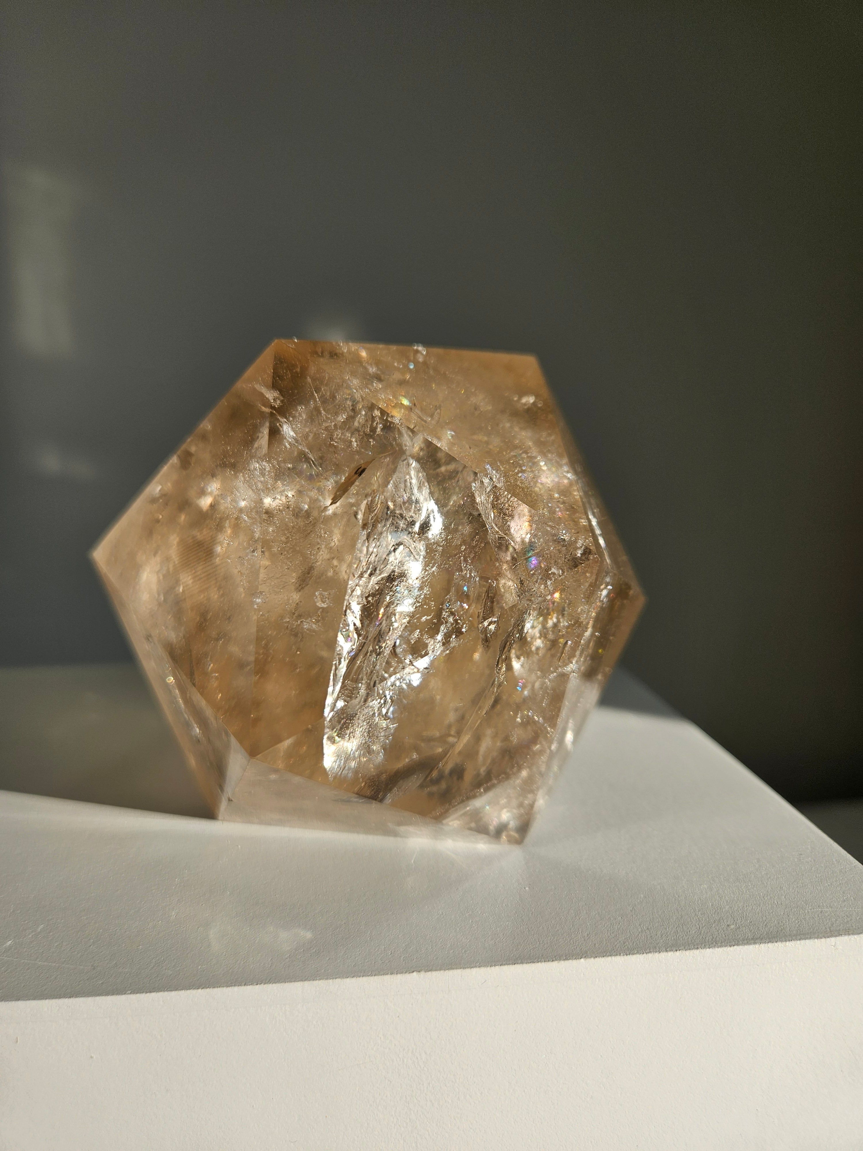 Smoky Quartz Icosahedron 002