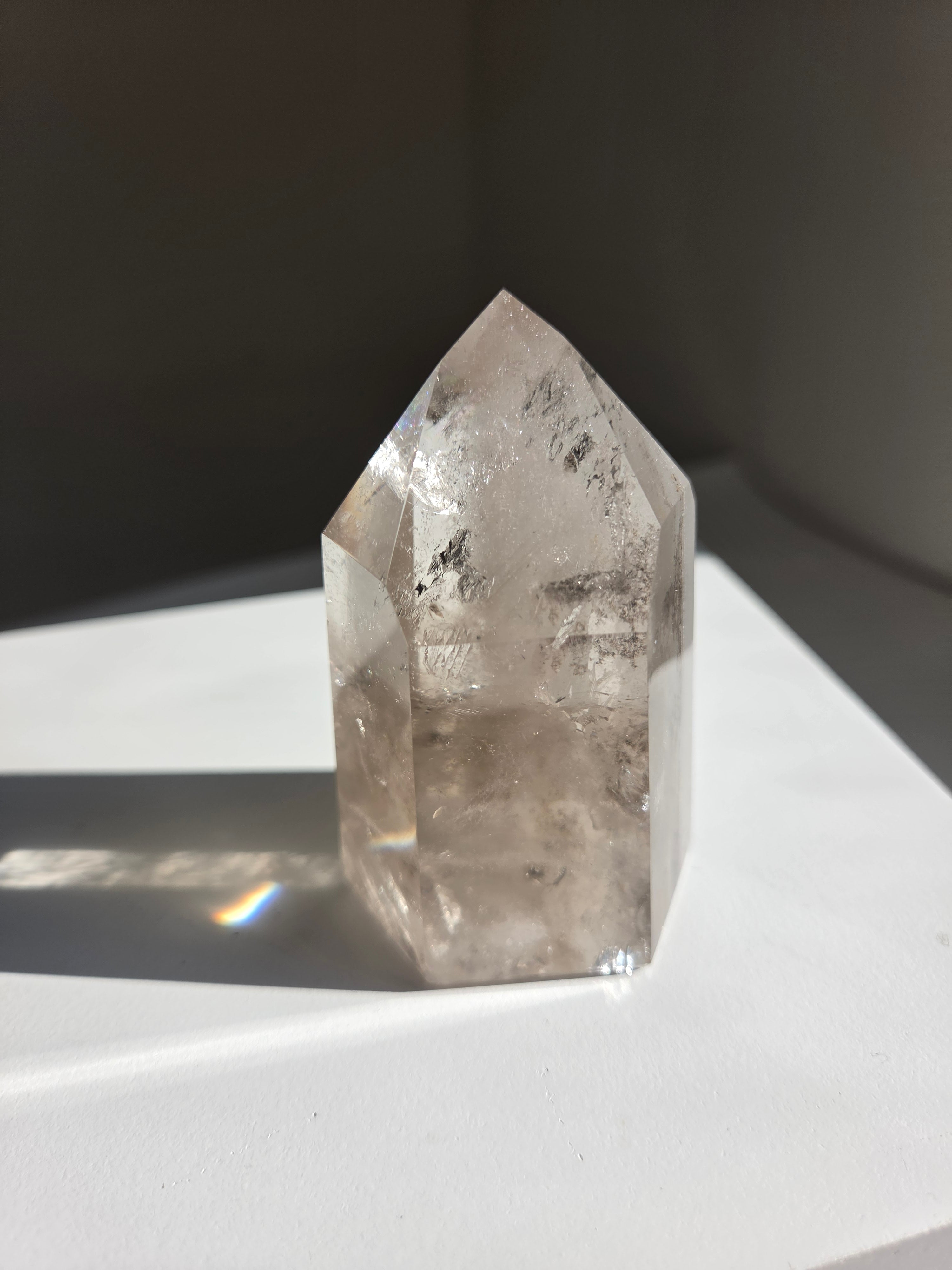 Phantom Smoky Quartz Tower 024