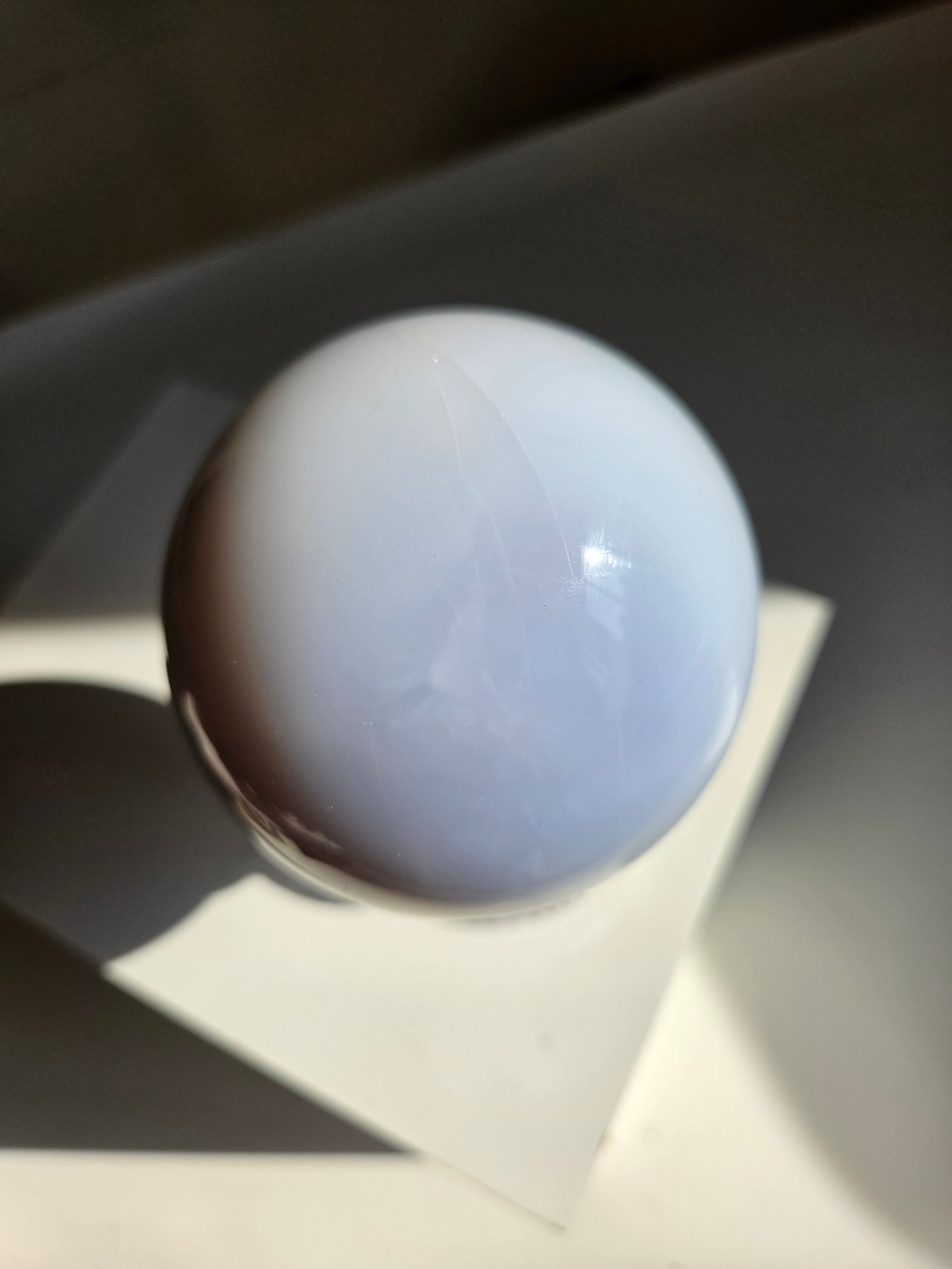 Blue Chalcedony Sphere 004