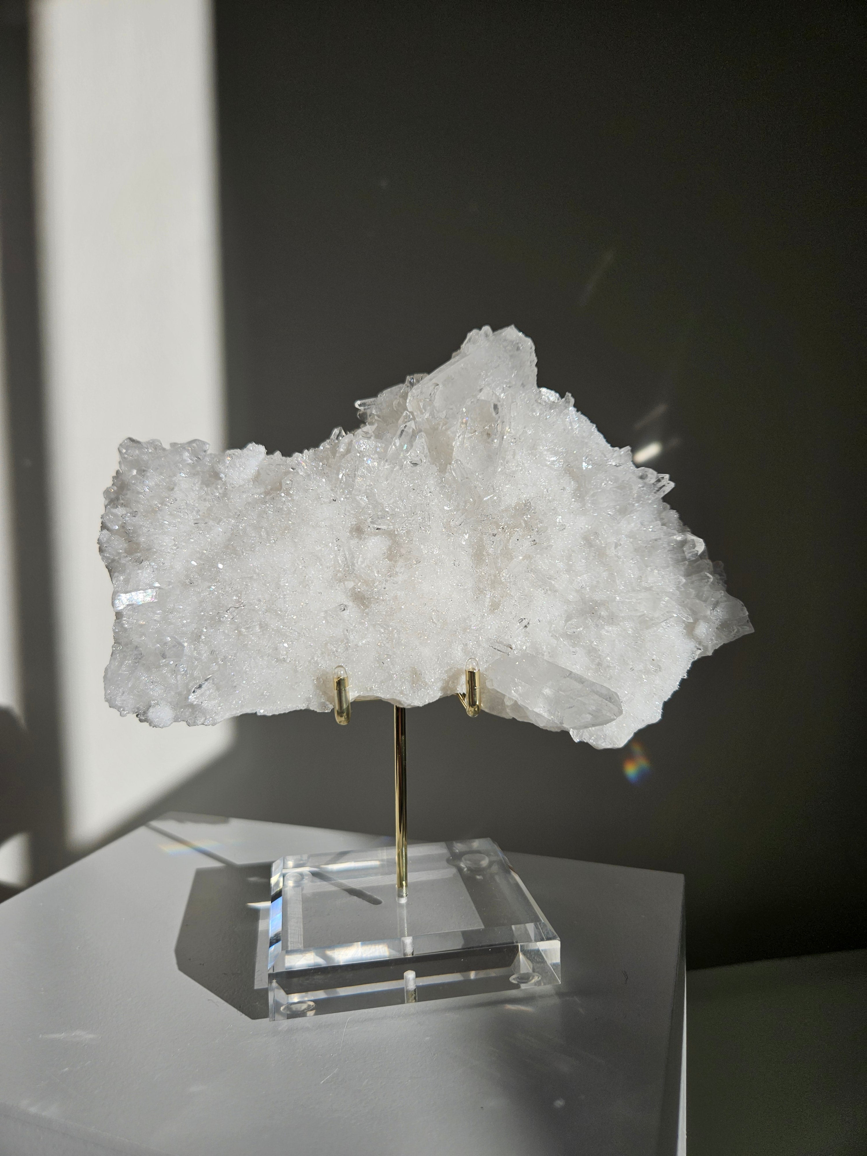 Sparkly Quartz Cluster 012