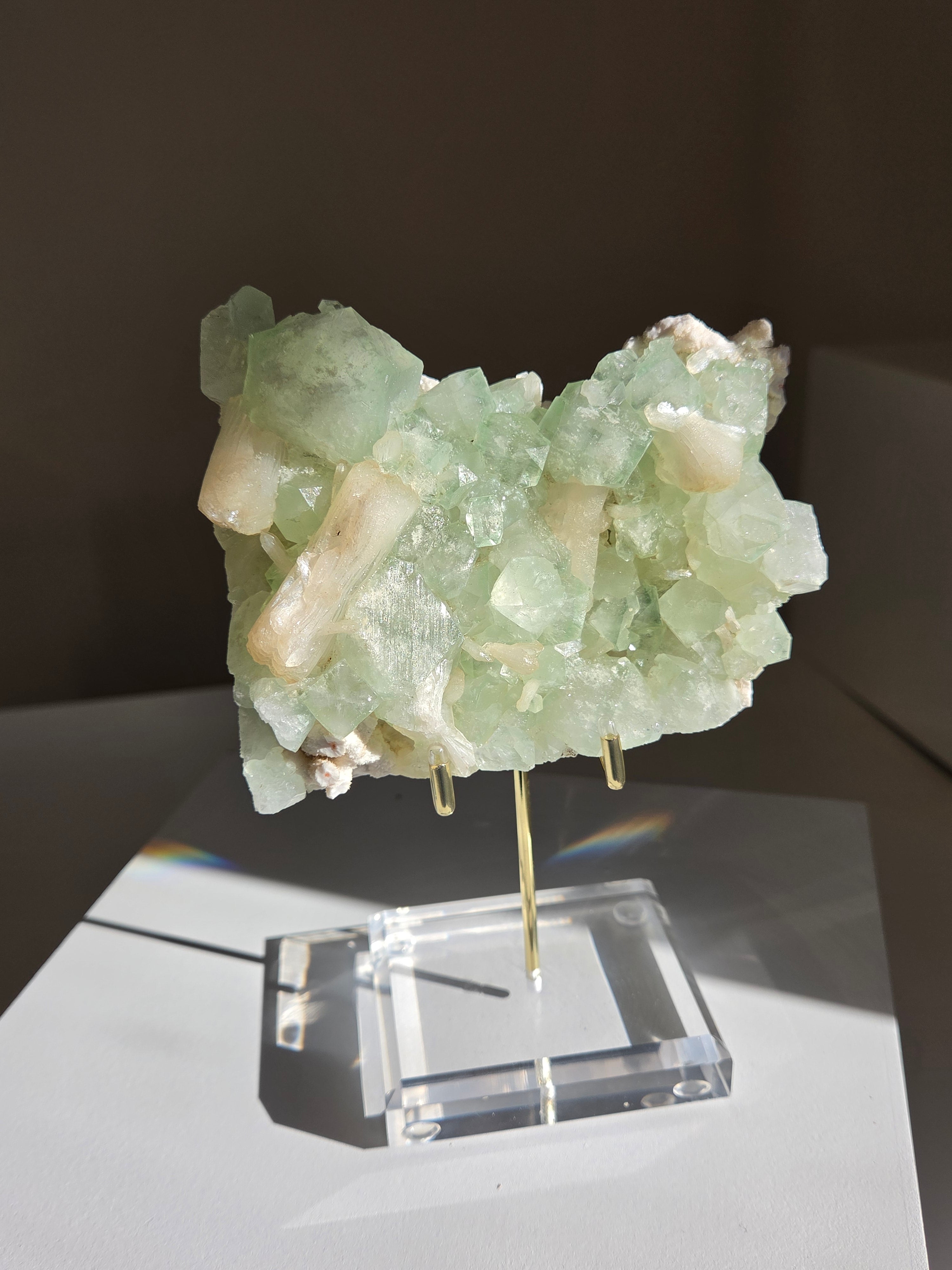 Minty Green Apophyllite 003
