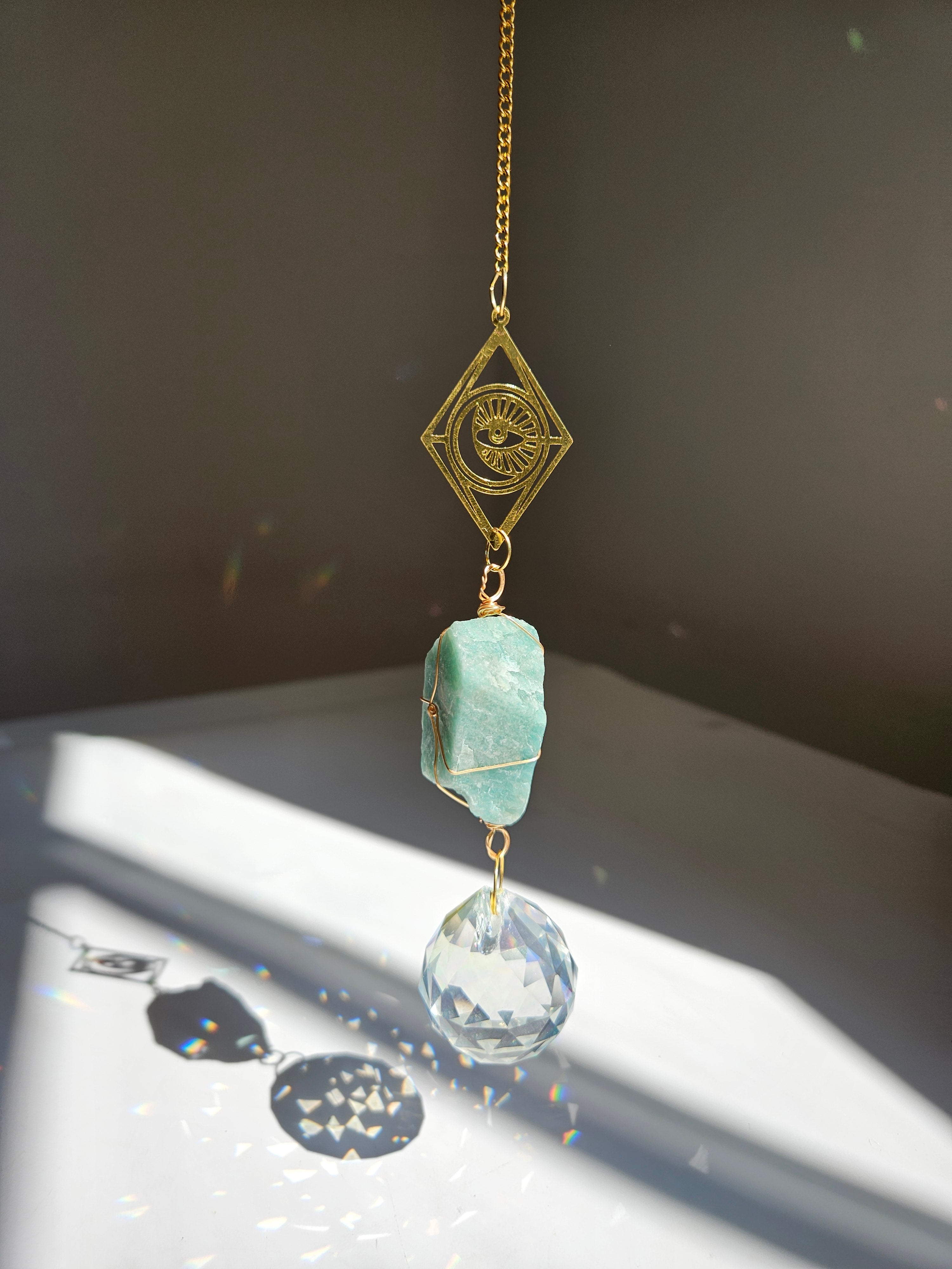 Amazonite Suncatcher