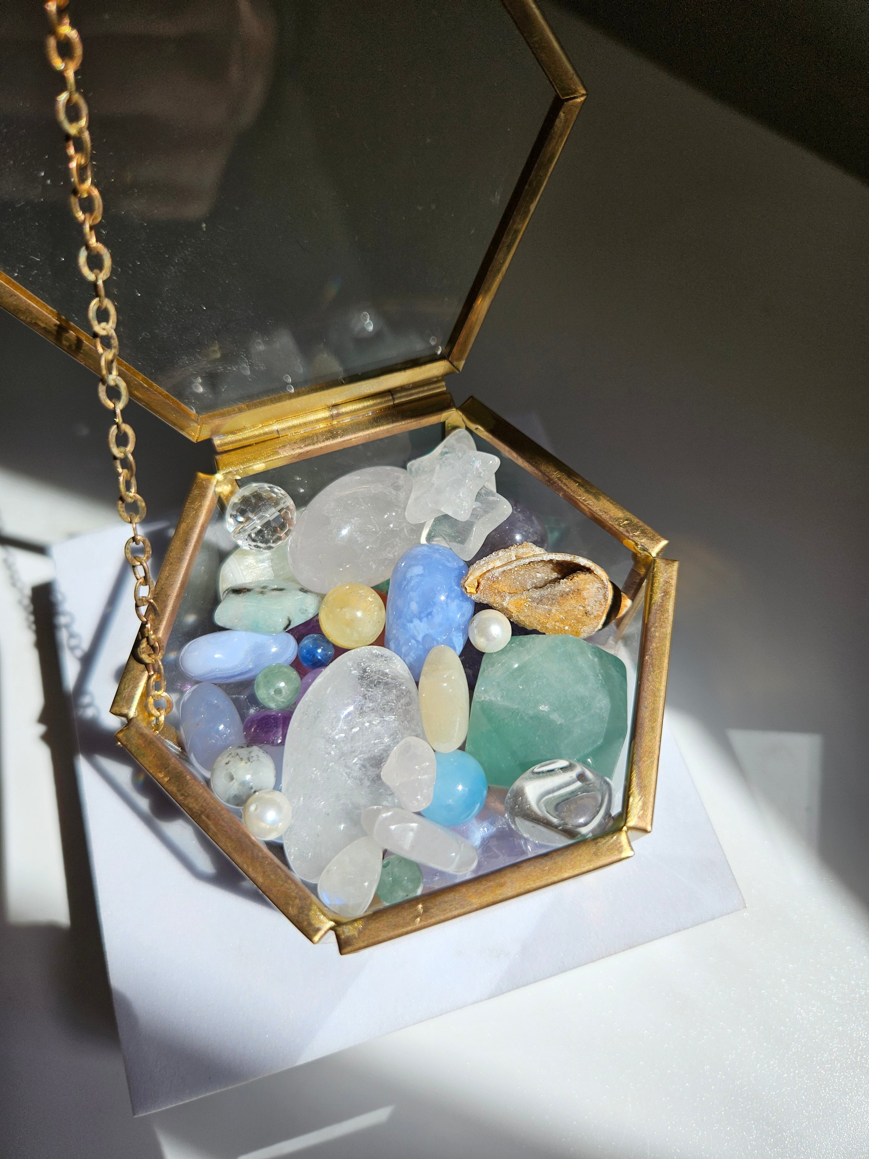 Crystal Filled Treasure Box 003