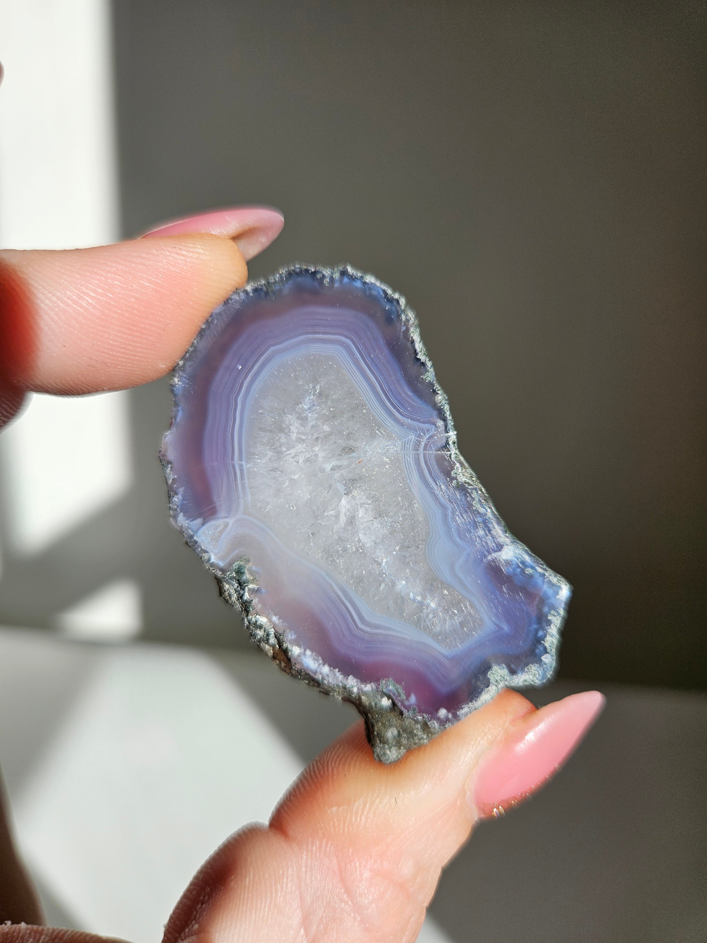 Purple Moss Agate Slab 003