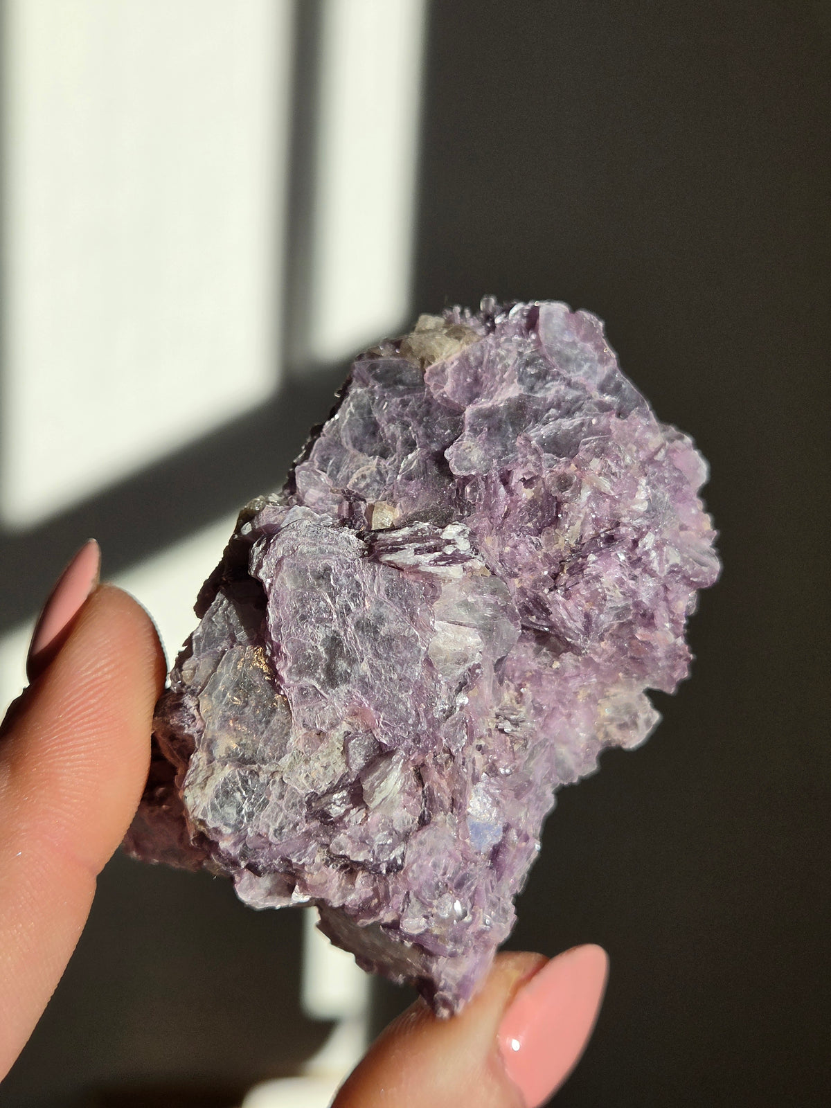 Raw Gem Lepidolite 003