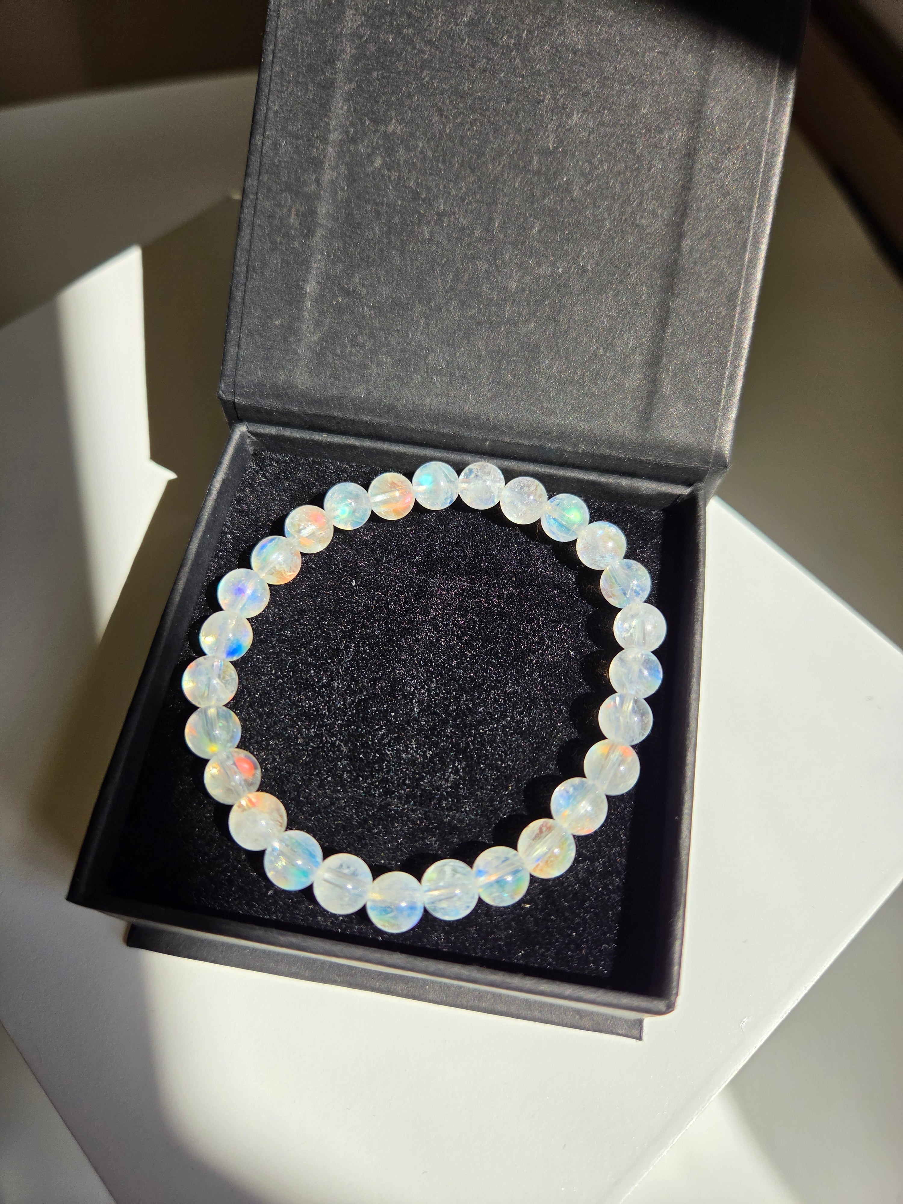 HQ Malagasy Moonstone Bracelet 005 | 7mm