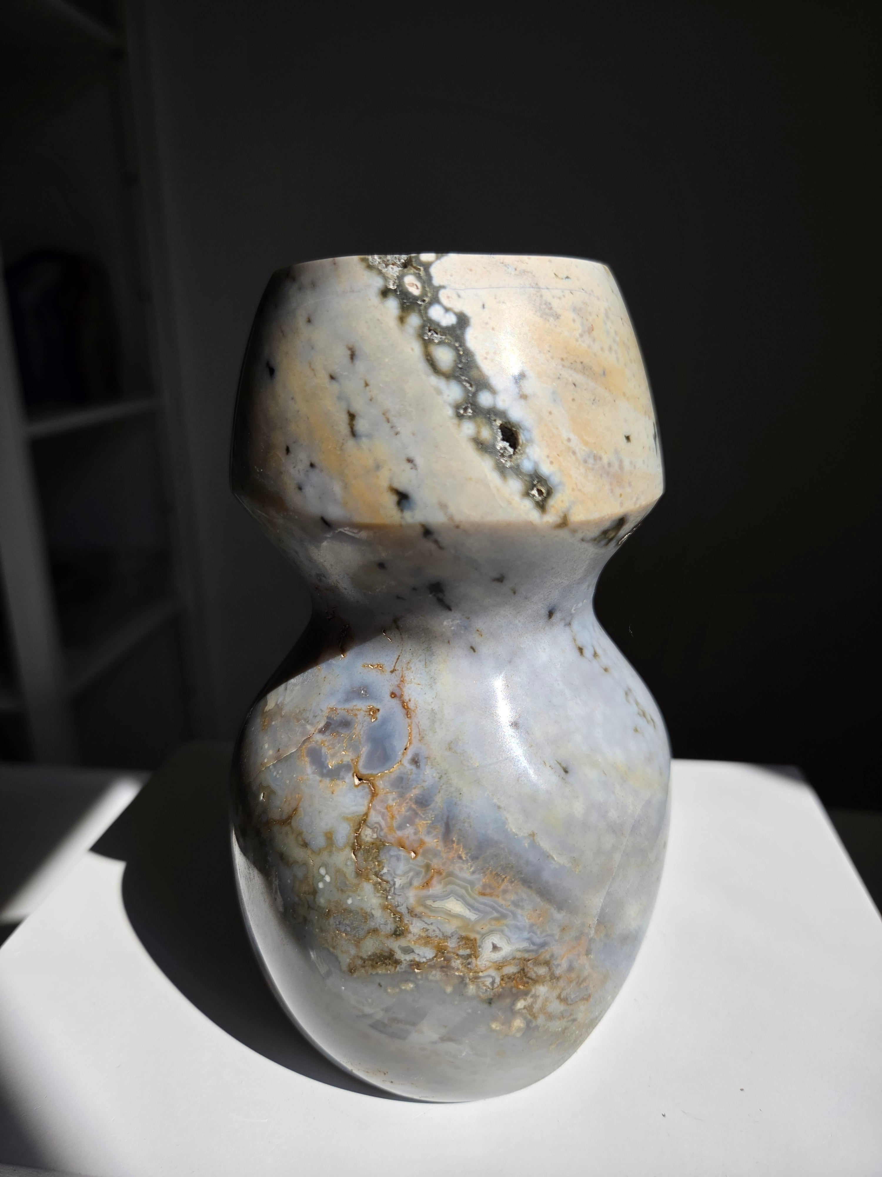 Sea Jasper Vase