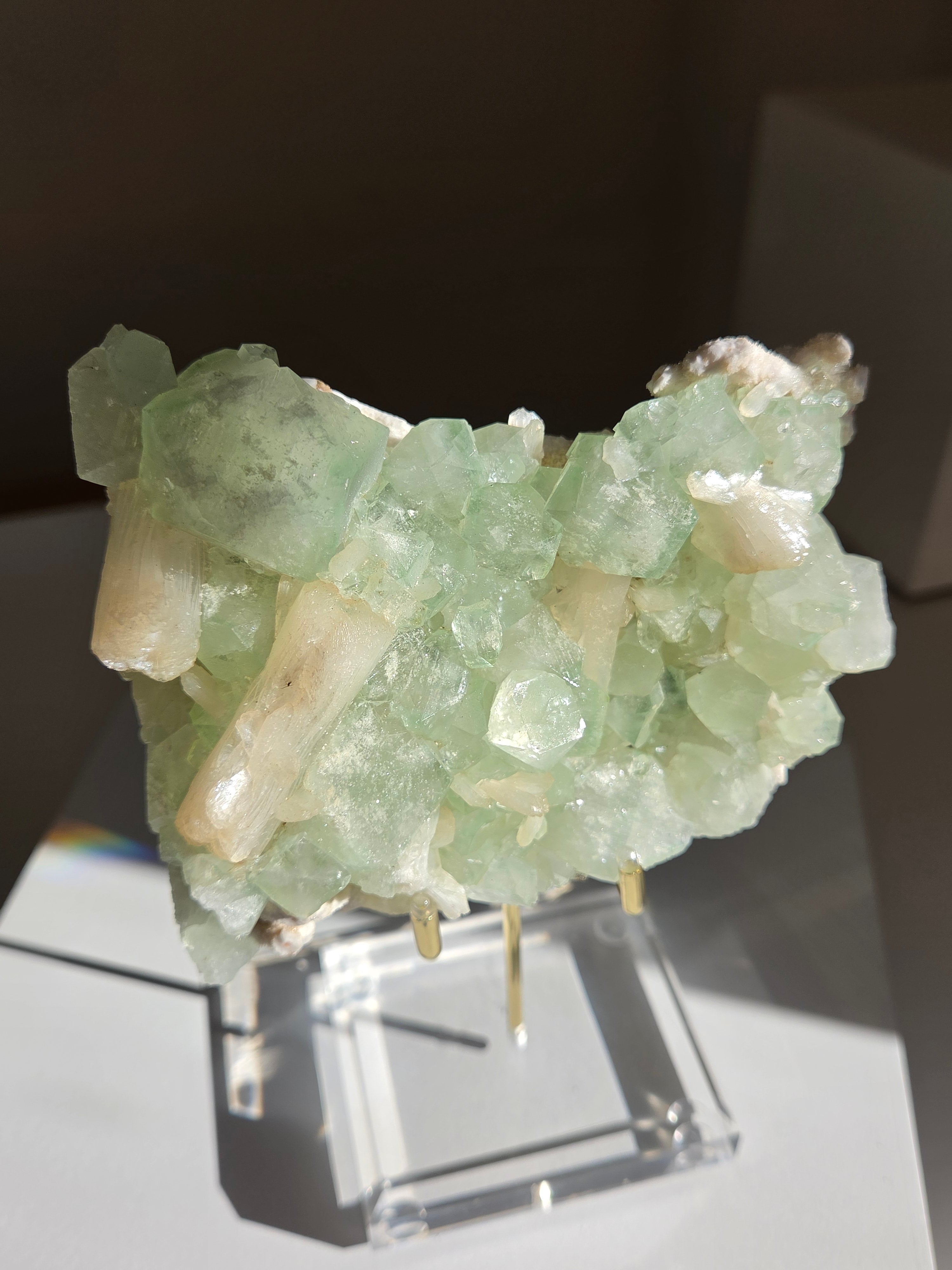 Minty Green Apophyllite 003
