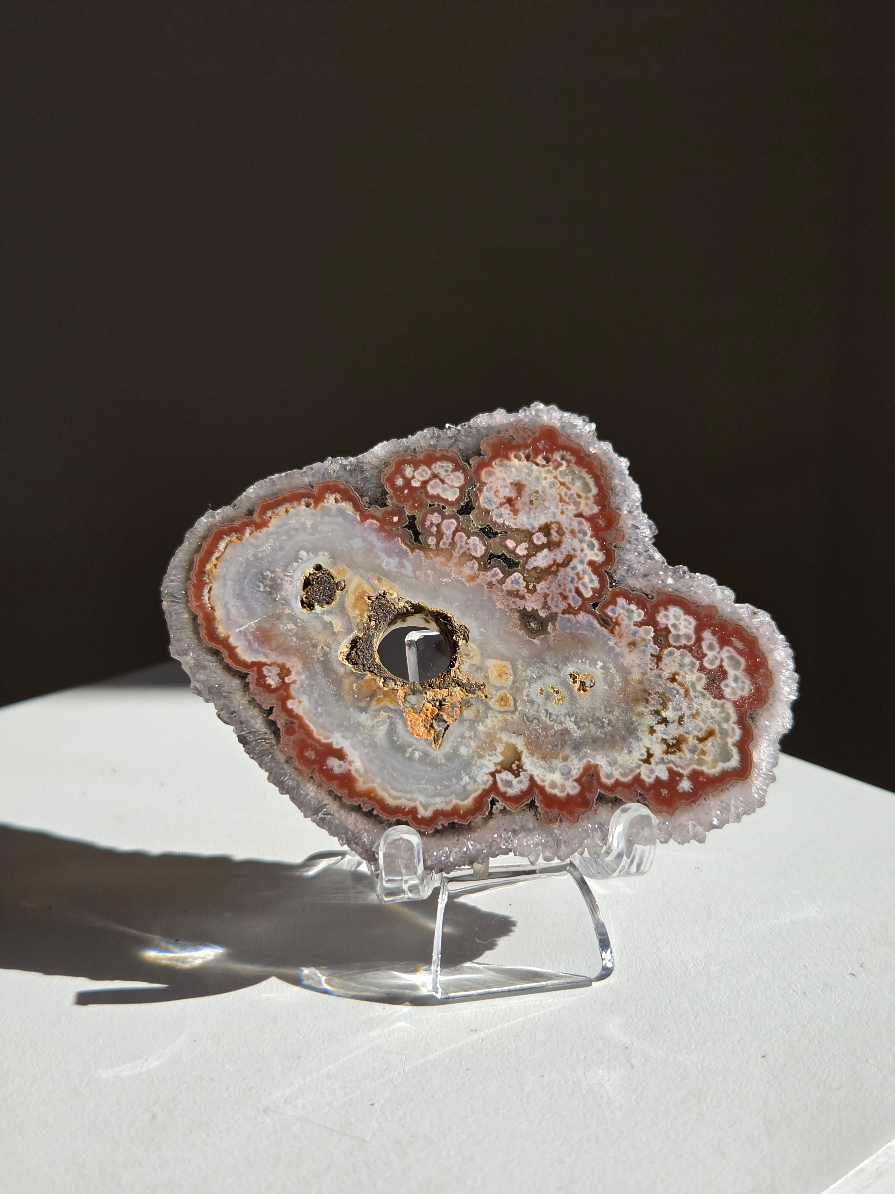 Amethyst Stalactite Slice 001