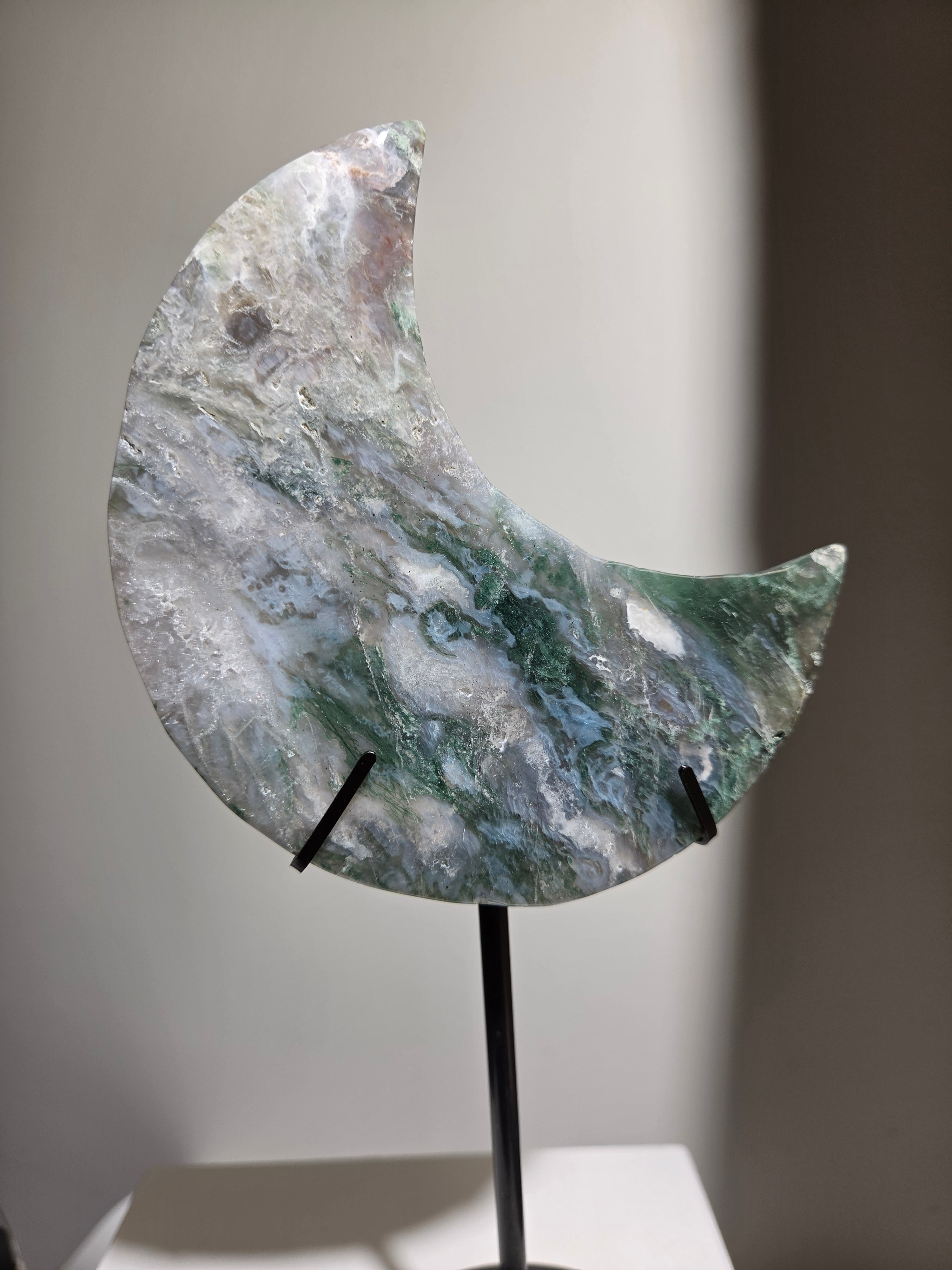 Moss Agate Moon 001
