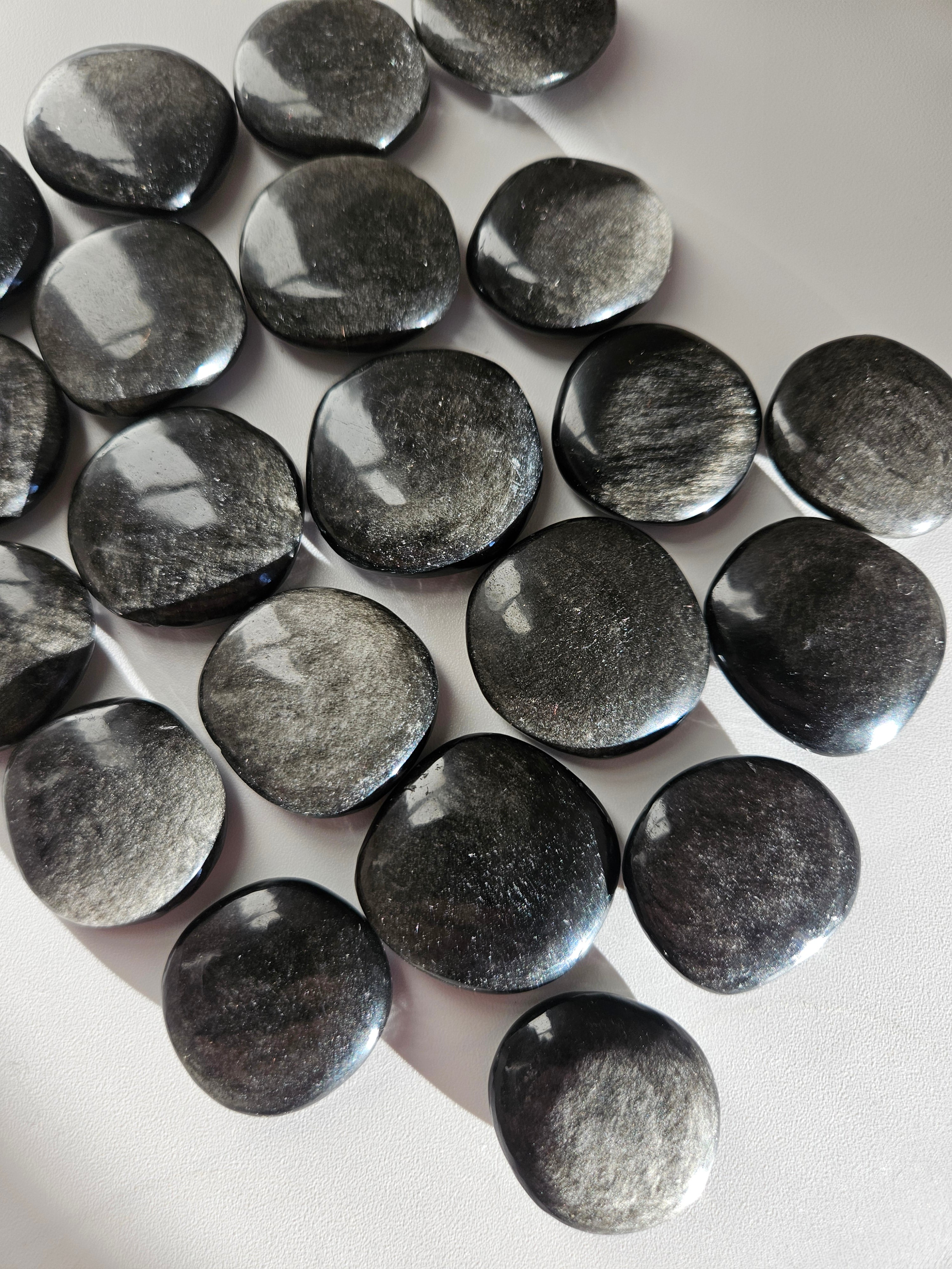 Silver Obsidian Mini Flat