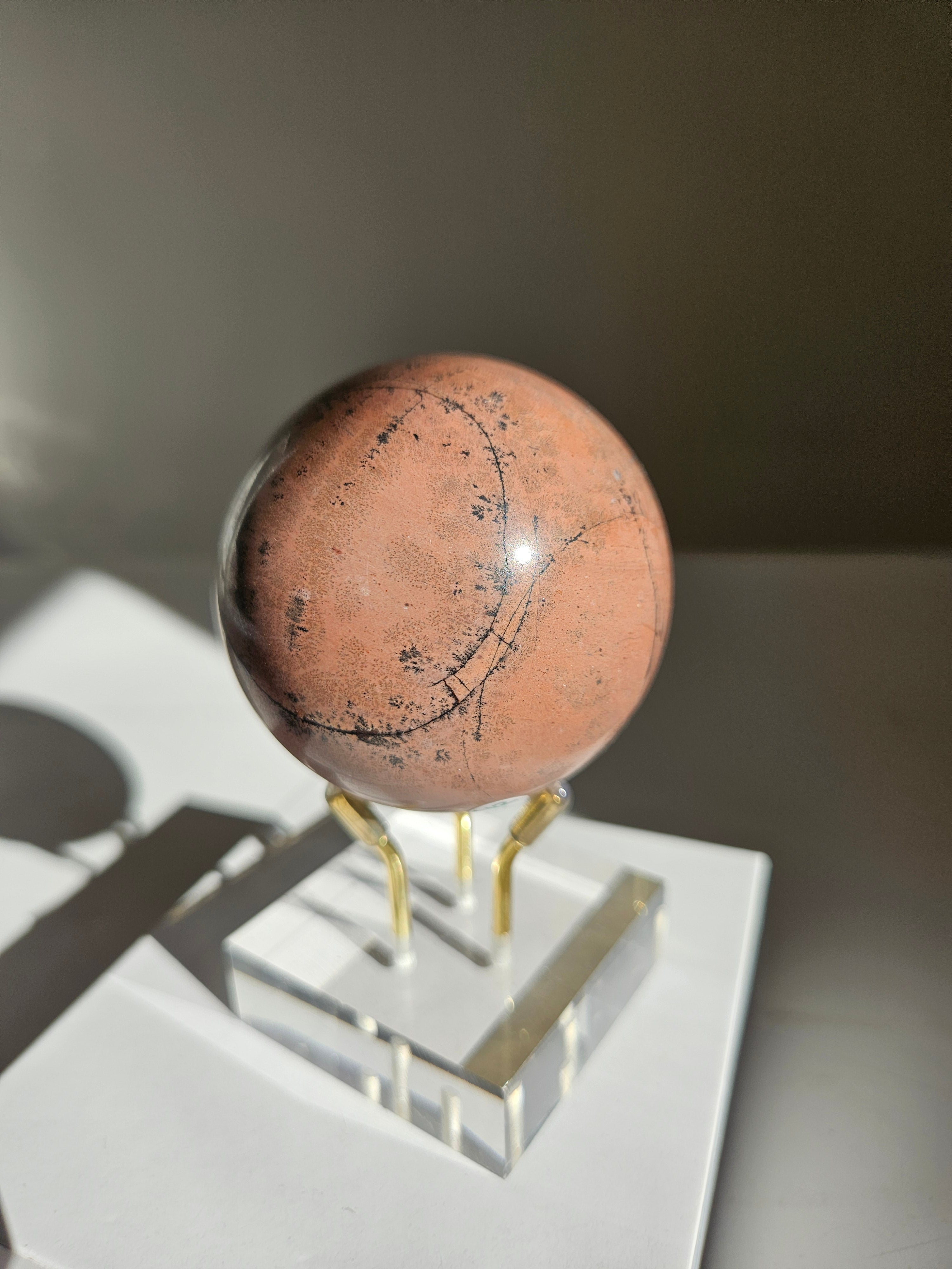 Dendritic Jasper Sphere 003