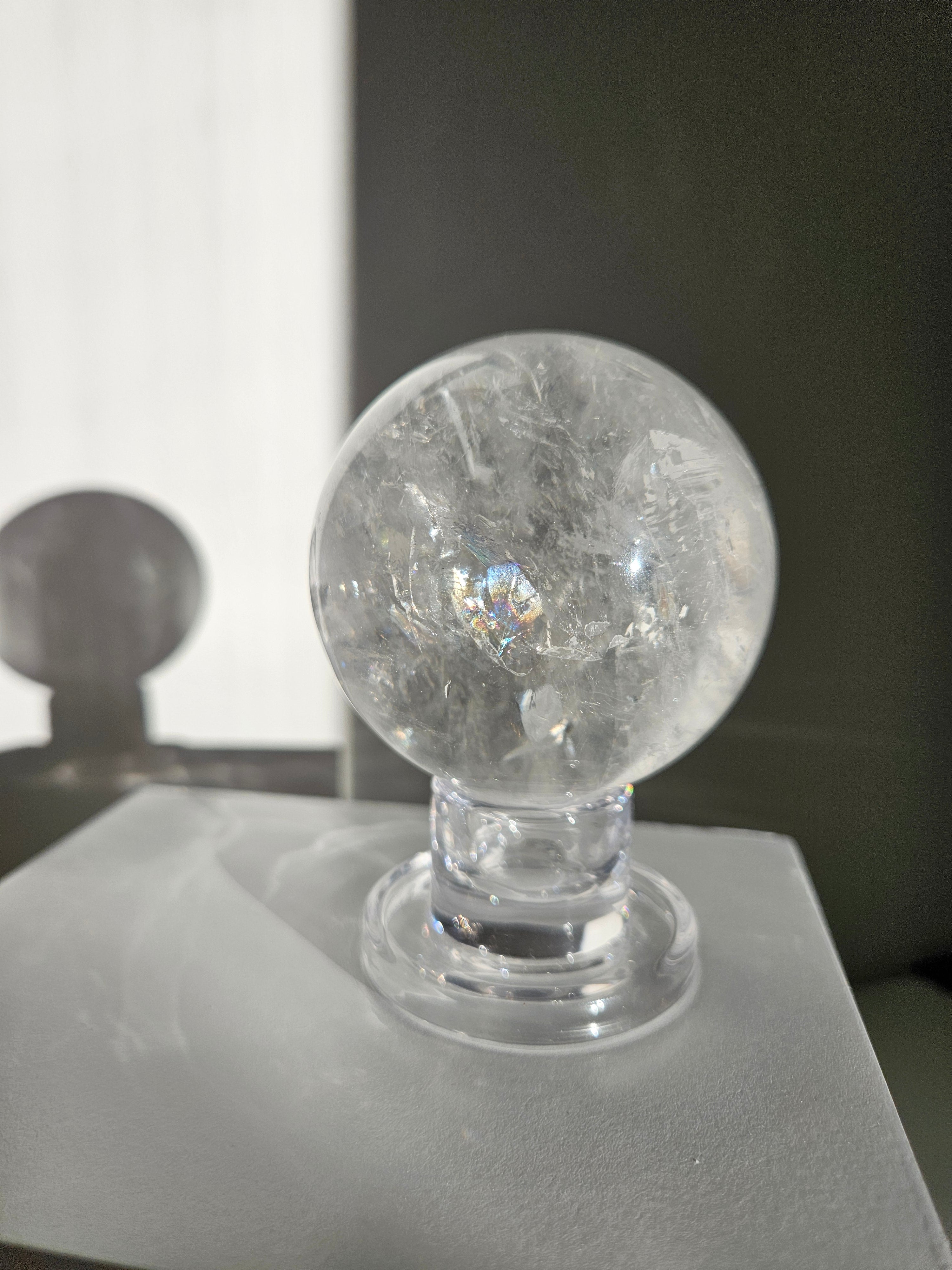 Lemurian Quartz Sphere 019