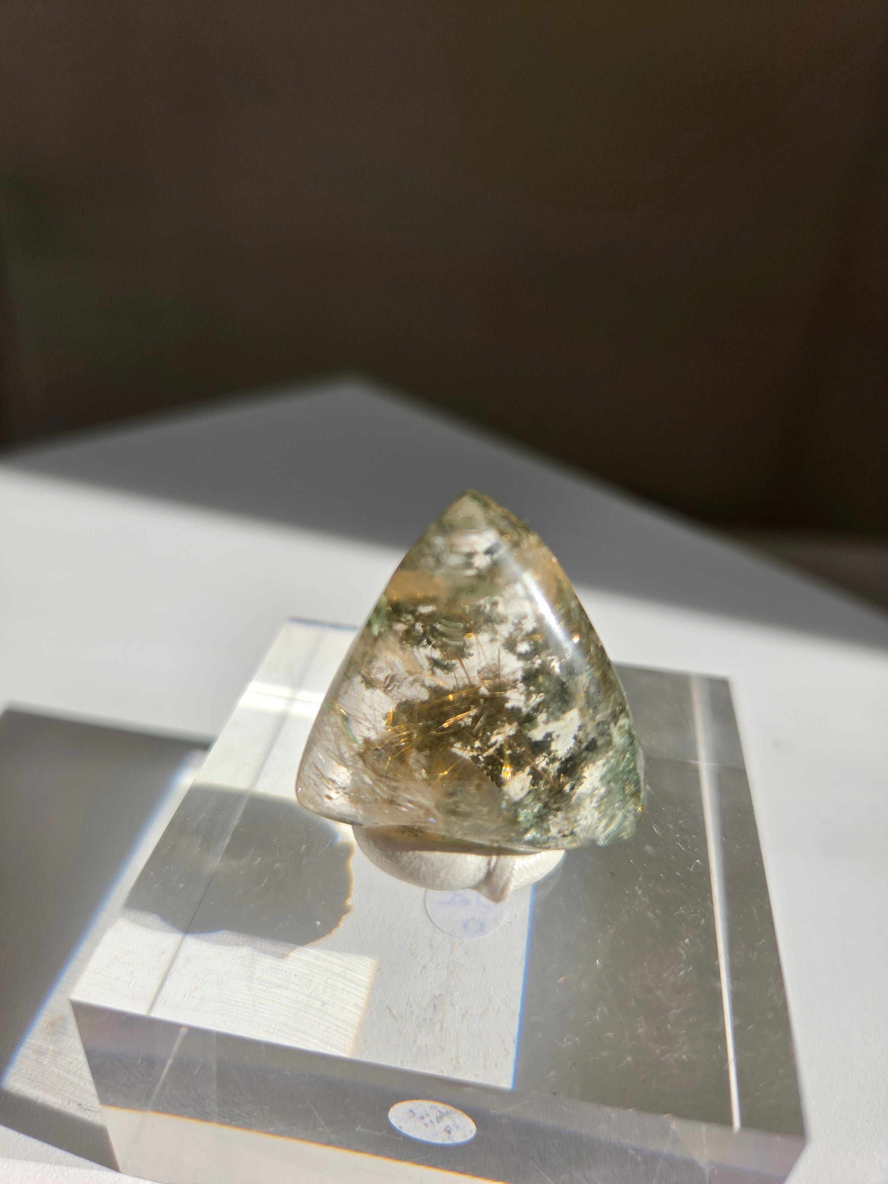 Himalayan Rutile Cabochon 016