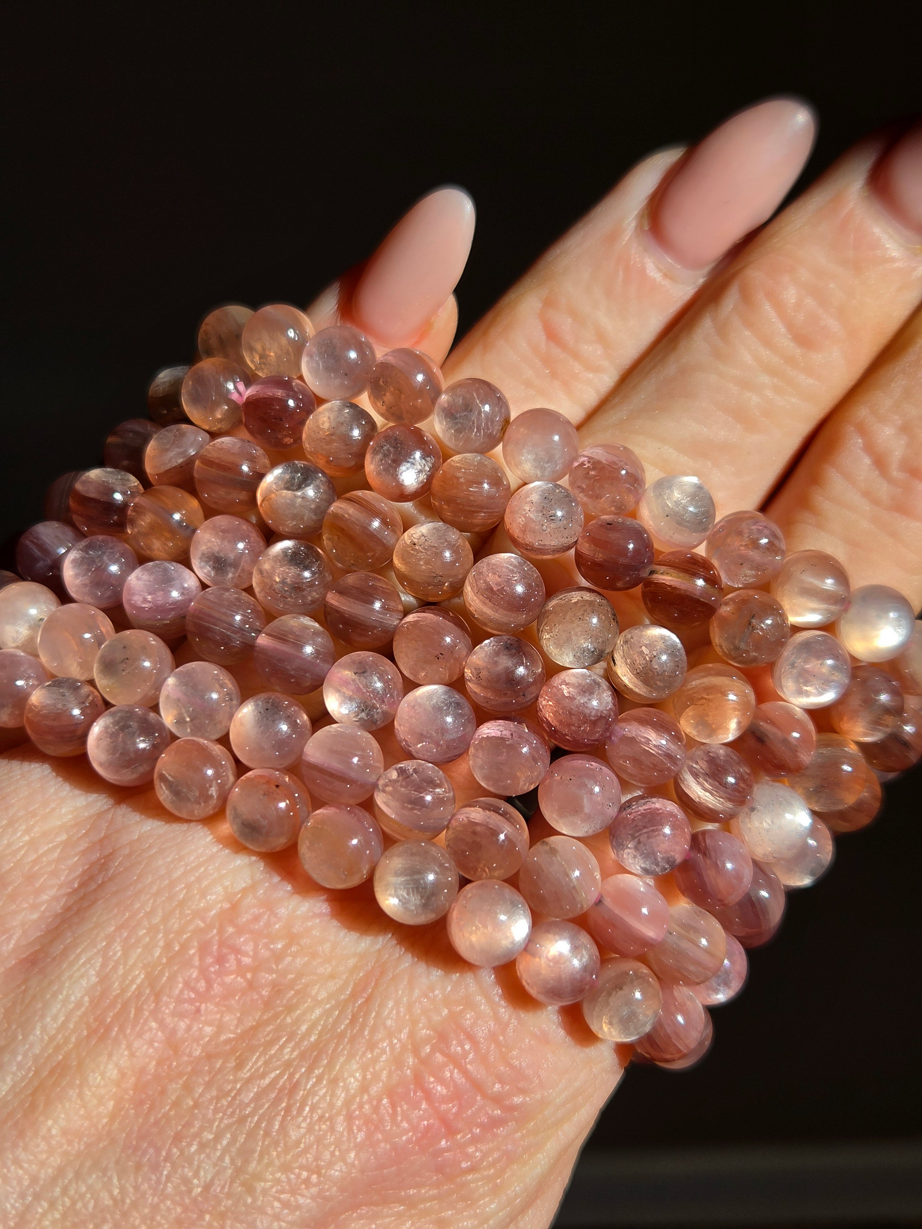Pink Gem Lepidolite Bracelet | 6mm