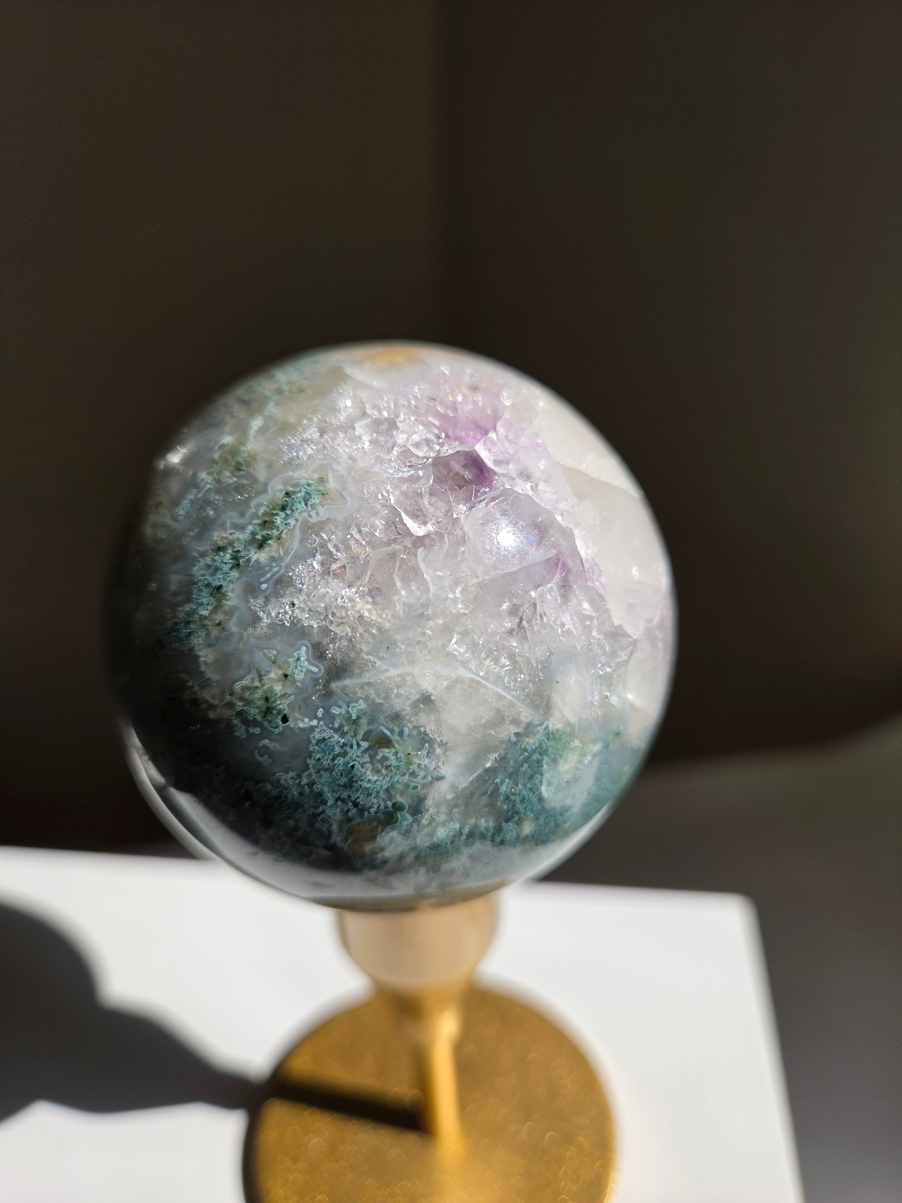 Moss Agate Sphere 001
