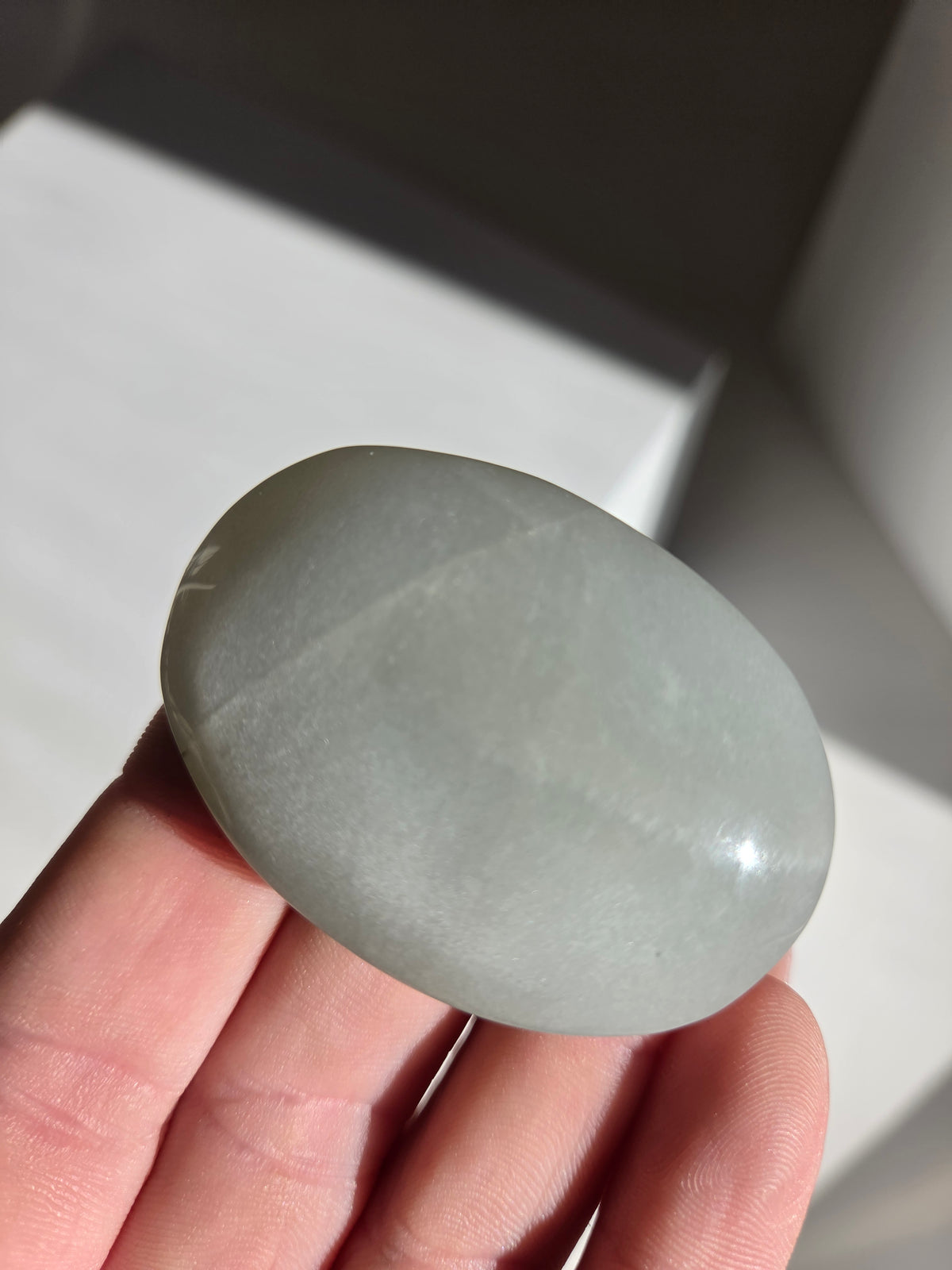 Green Moonstone Palmstone 003