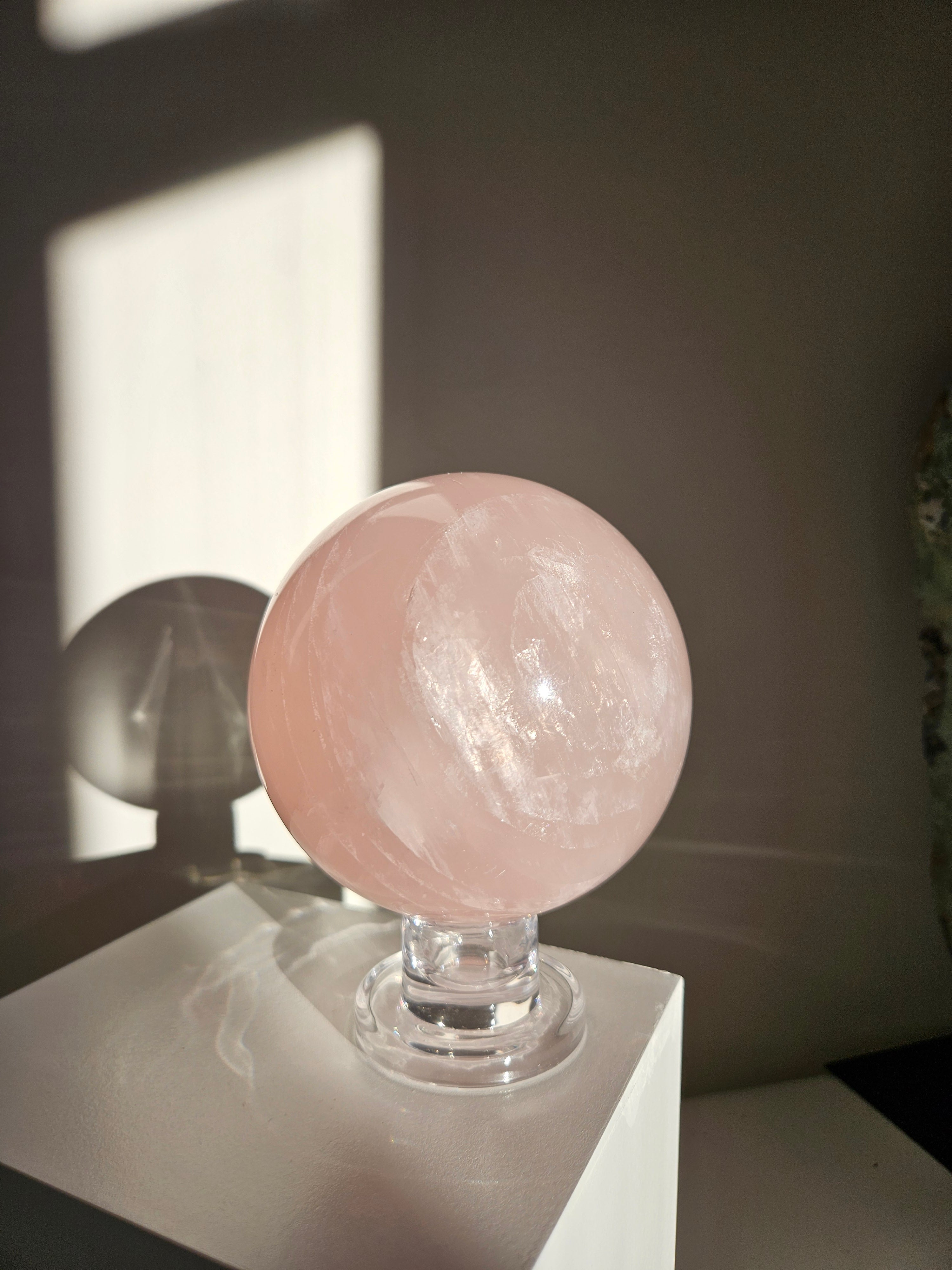 Rose Quartz Sphere 004