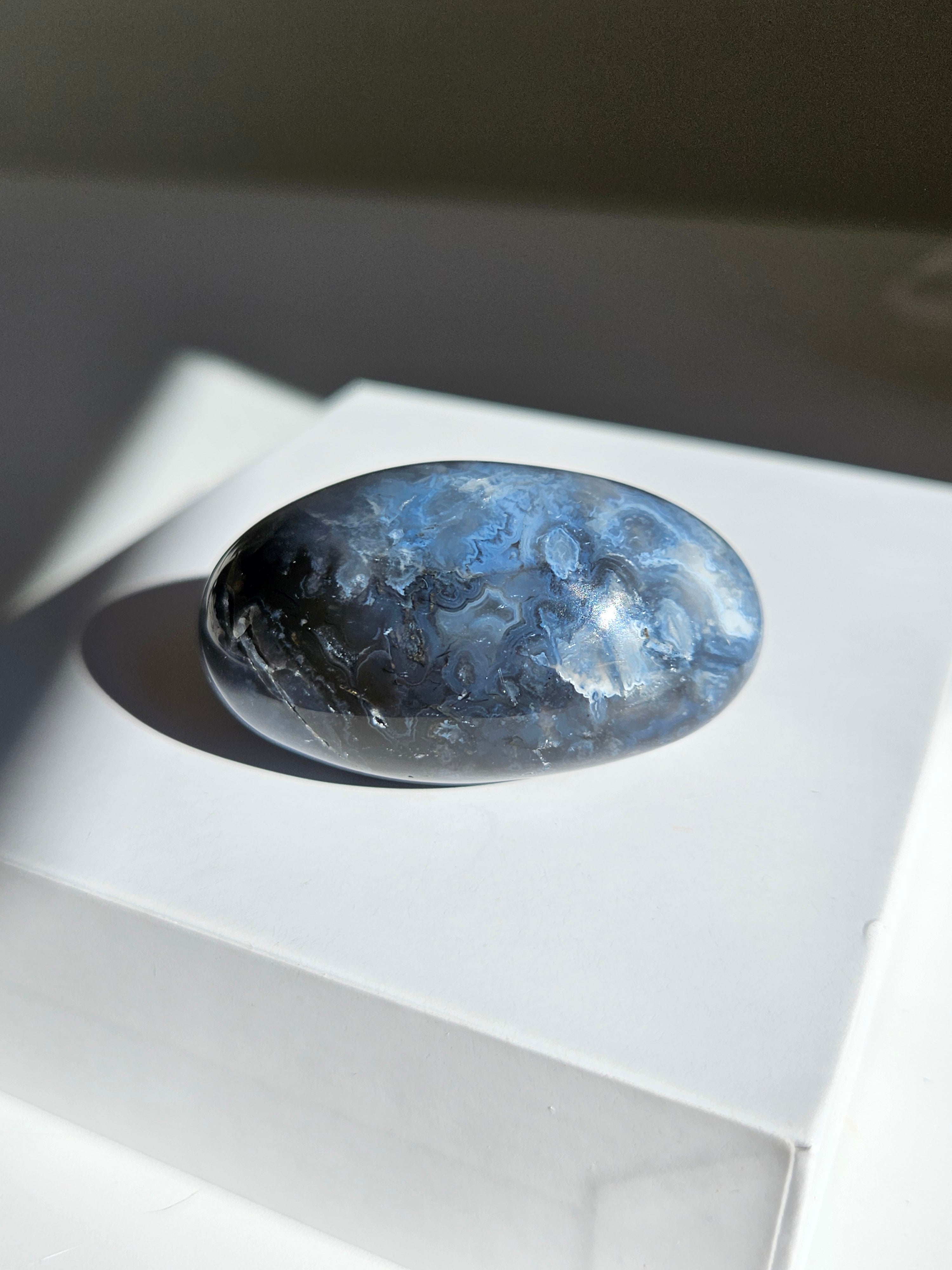 Pacific Blue Agate Shiva 006