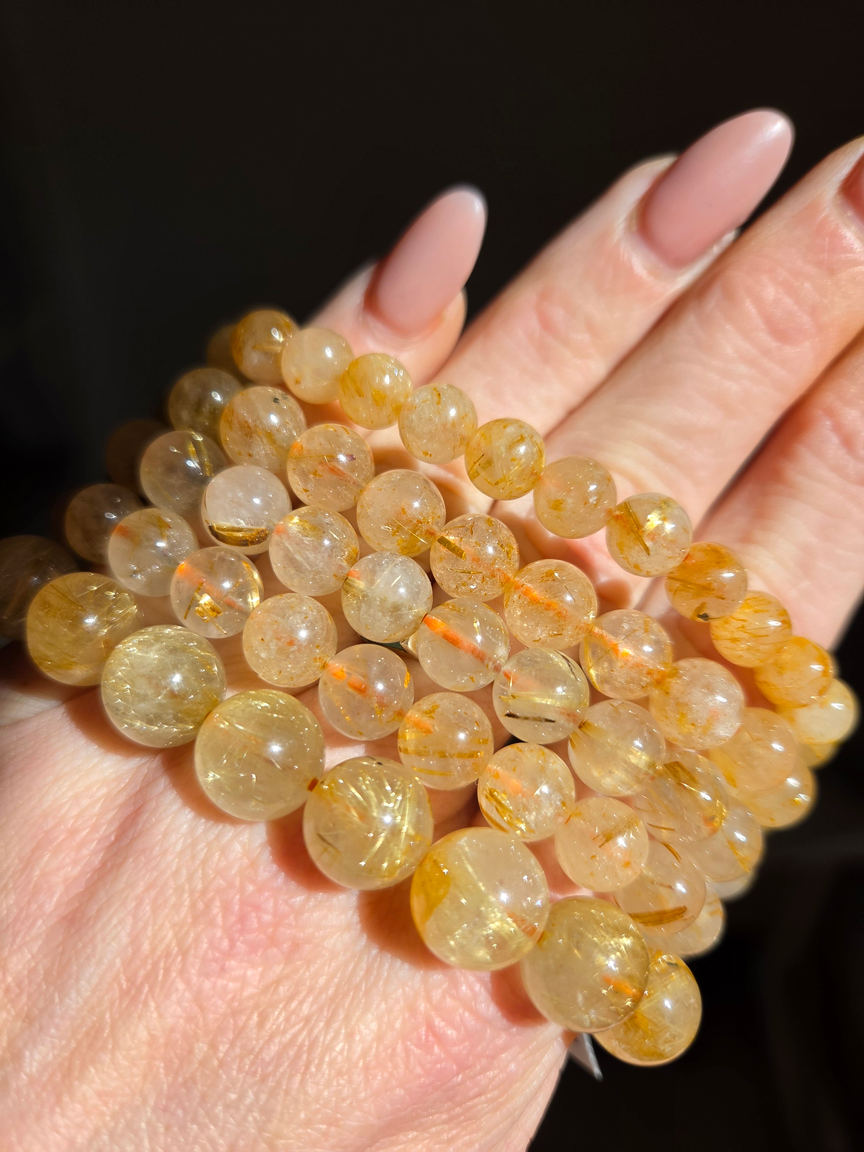 Golden Rutile Quartz Bracelet