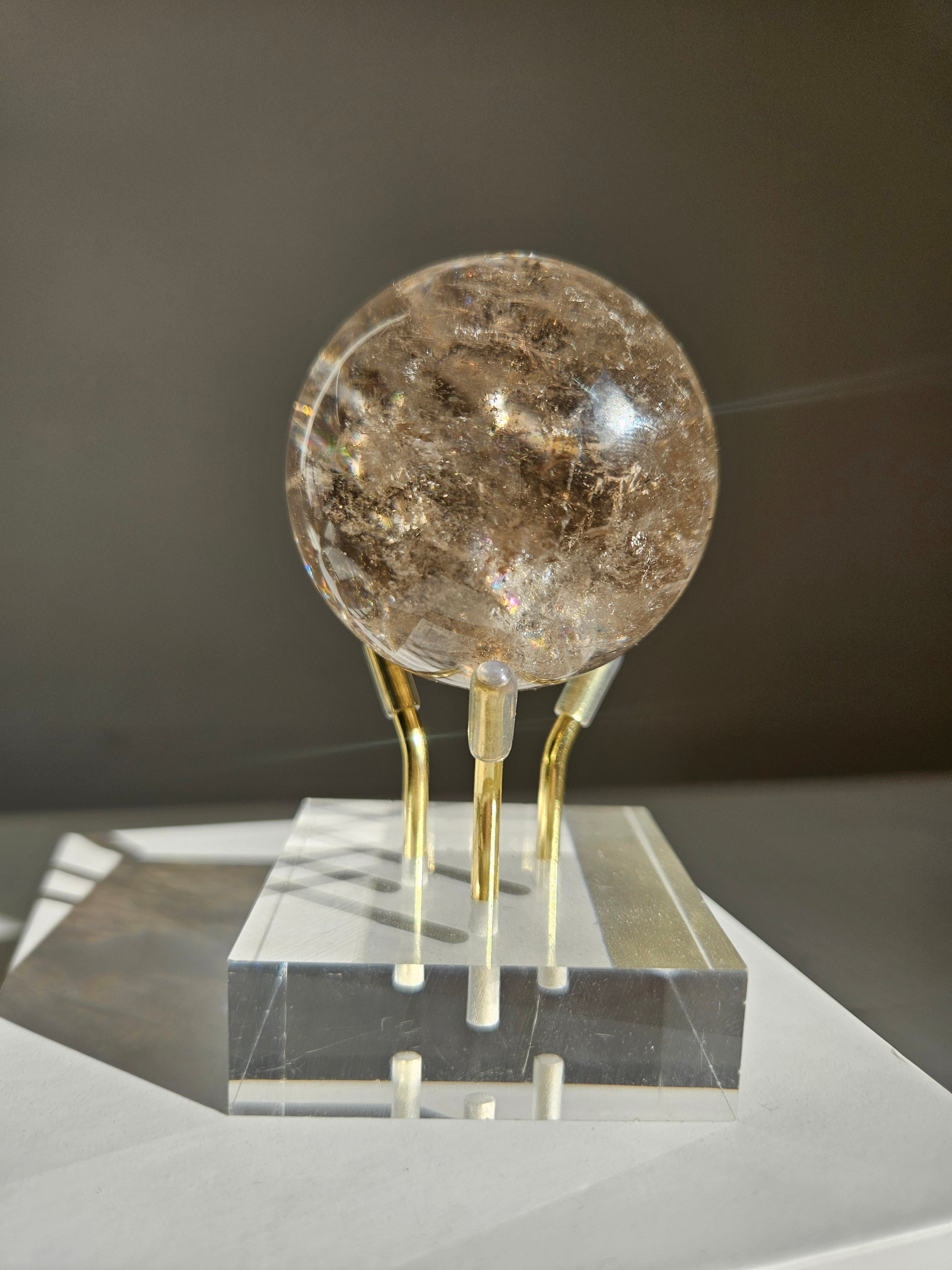 Smoky Quartz Sphere 008