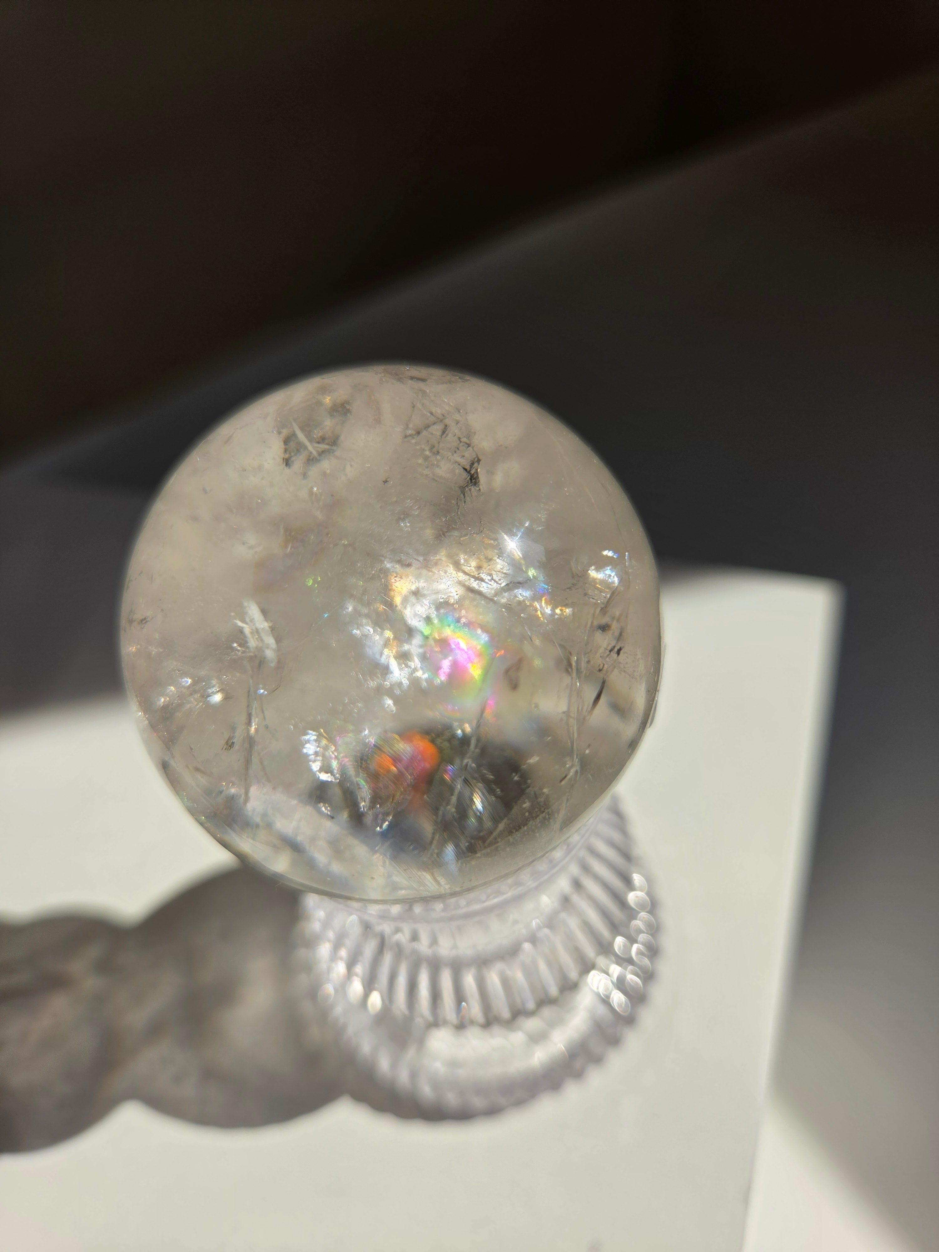 Lemurian Quartz Sphere 018