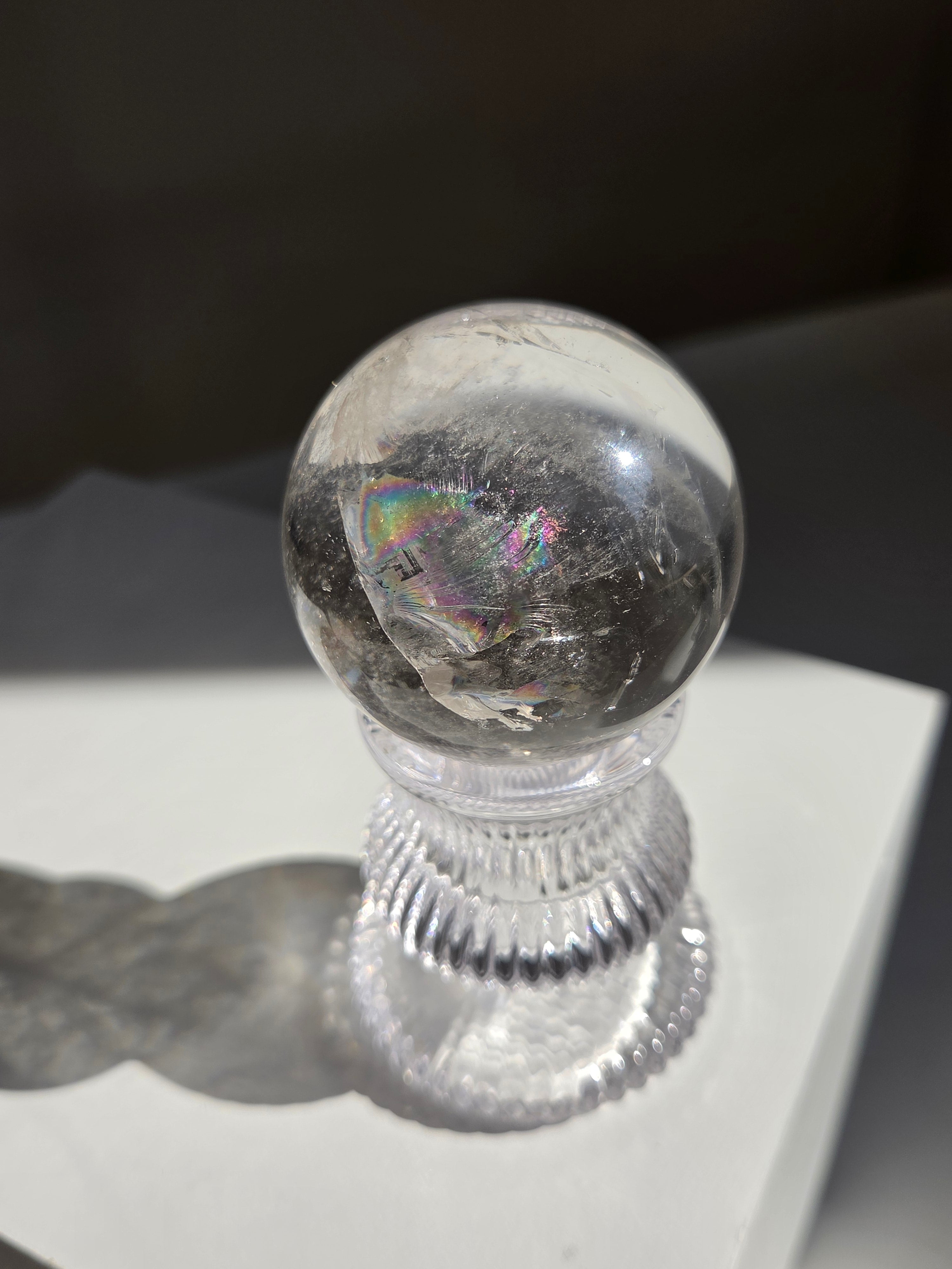 Lemurian Quartz Sphere 019
